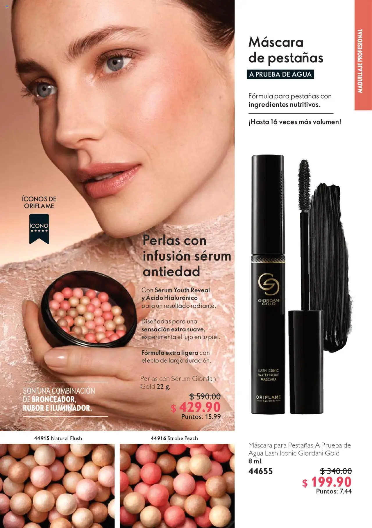 Nuevas ofertas de Oriflame válidas en toda la República Mexicana desde el 04.10.2025. ¡Encuentra las mejores ofertas en Oriflame - Campaña 14 2025! | Página: 57 | Productos: Serum, Máscara, Máscara de pestañas, Rubor