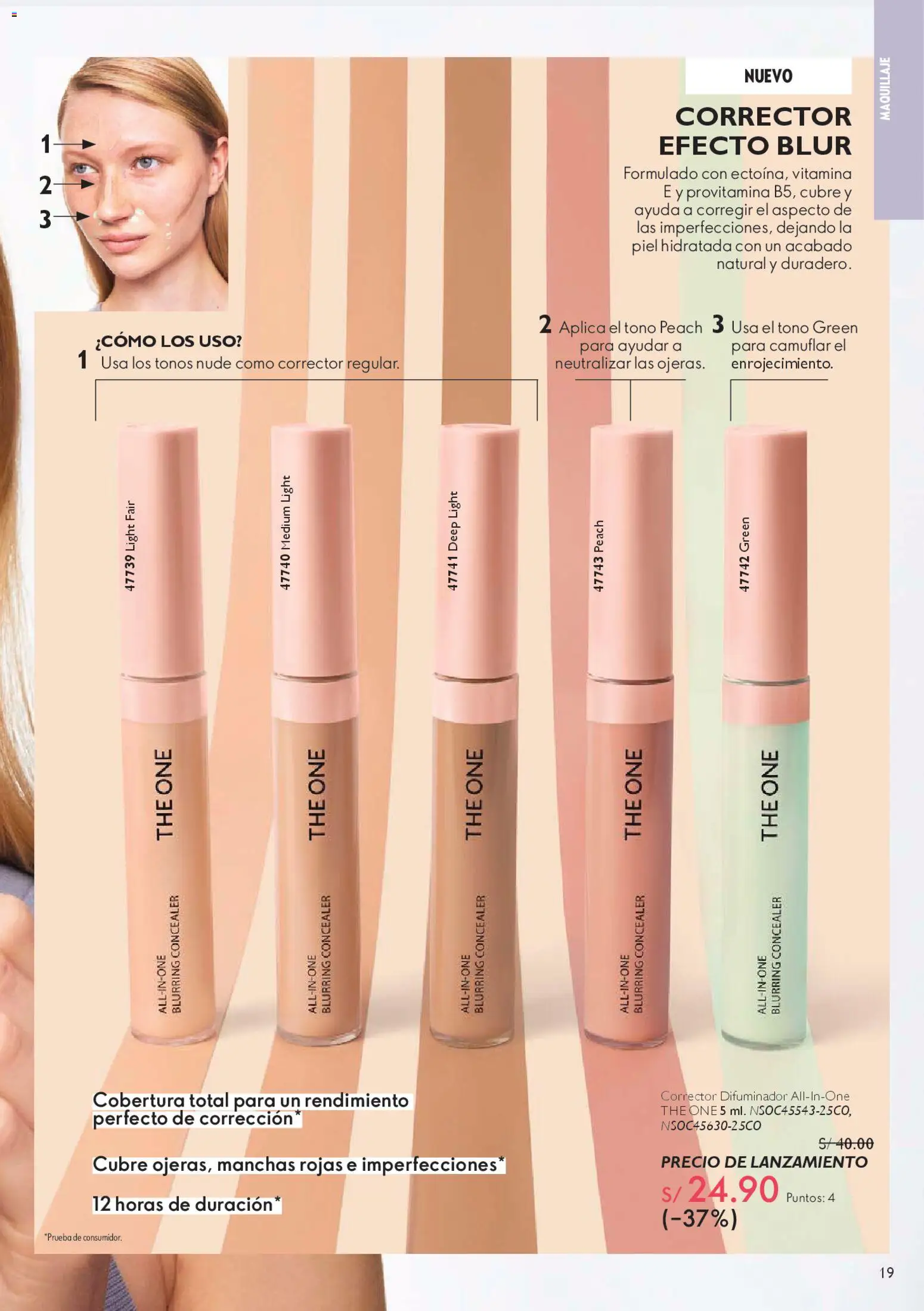 Catálogo Oriflame válido desde 28.03.2026 | Página: 19 | Productos: Maquillaje, Corrector