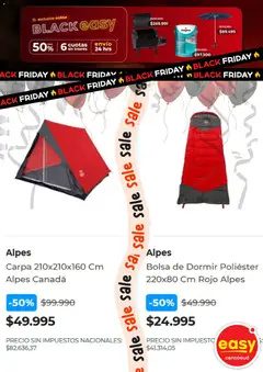 Vista previa Easy - Black Friday válido desde el 20.10.2025 | Página: 4 | Productos: Carpa, Bolsa de dormir, Bolsa