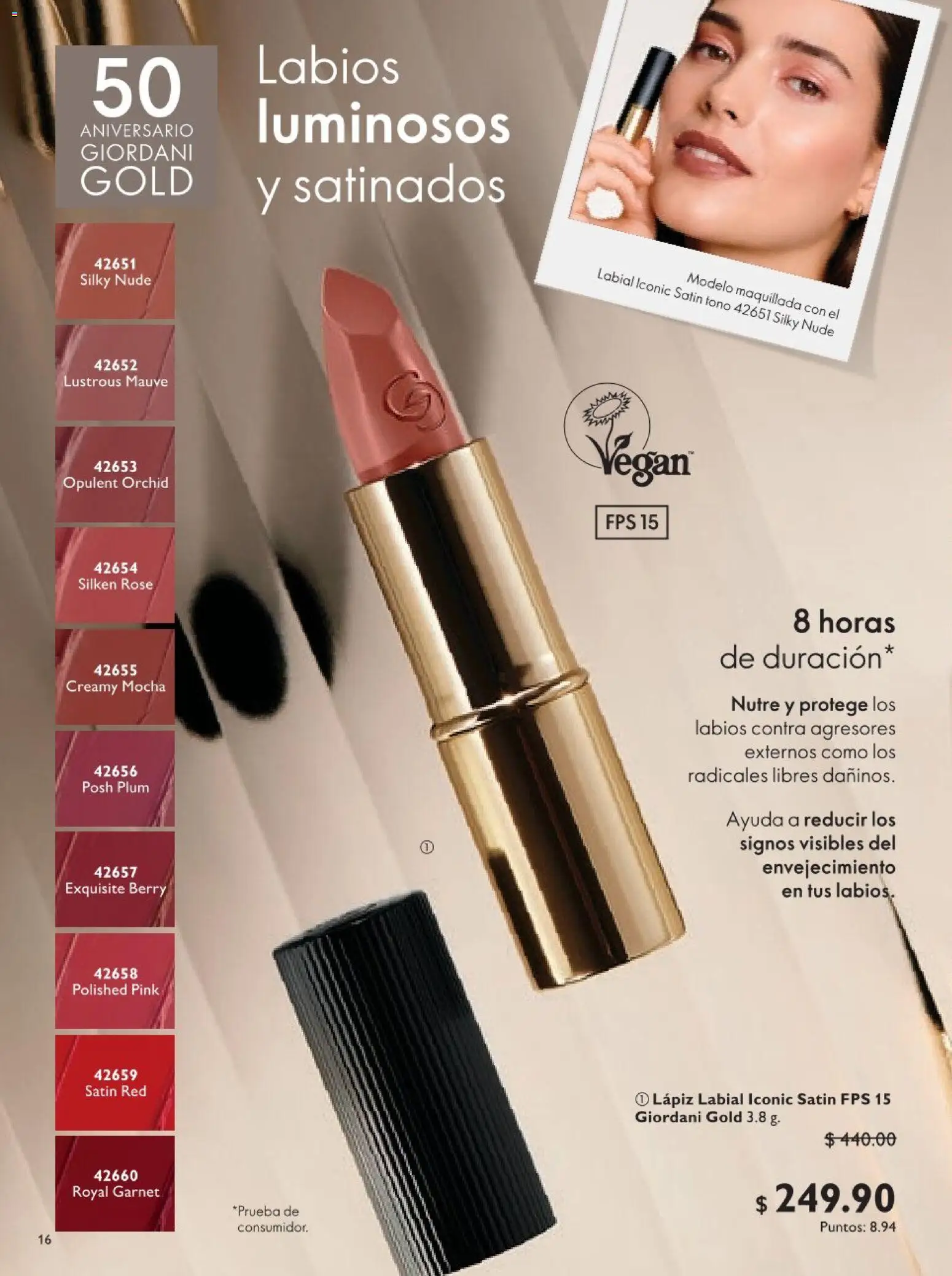Nuevas ofertas de Oriflame válidas en toda la República Mexicana desde el 18.04.2026. ¡Encuentra las mejores ofertas en Oriflame campaña 6 2026! | Página: 16 | Productos: Lápiz labial