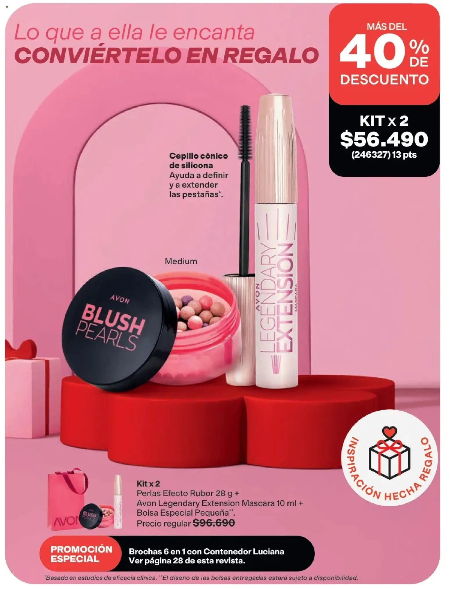Avon revista - valida desde el 01.05.2026 | Página: 31 | Productos: Bolsa, Rubor, Cepillo, Máscara