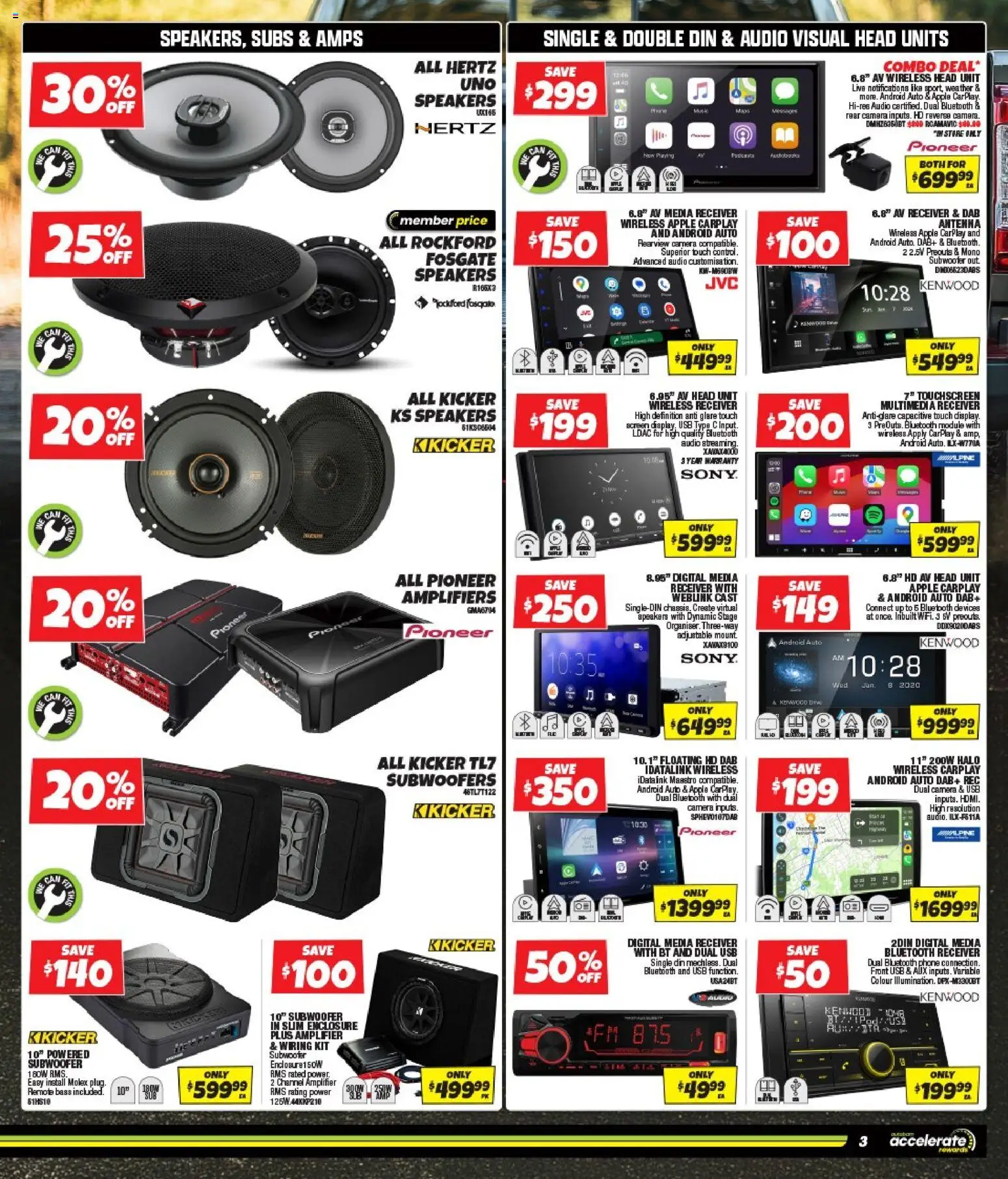 Autobarn catalogue - valid from 21.01.2026 | Page: 3 | Products: Amplifier, Phone, Usb, Screen