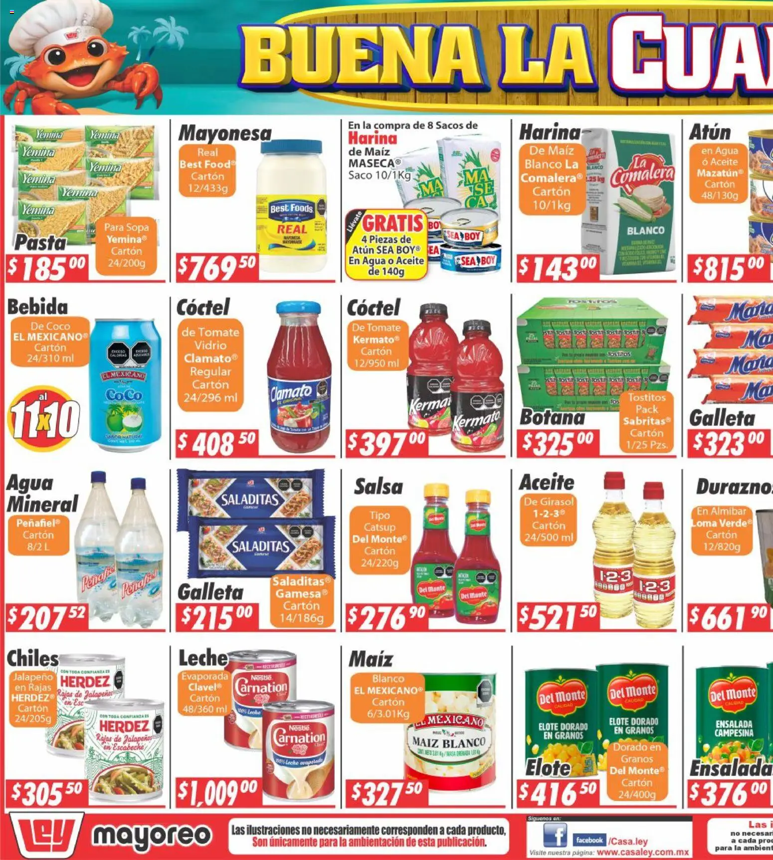 Nuevas ofertas de Casa Ley válidas en toda la República Mexicana desde el 16.02.2026. ¡Encuentra las mejores ofertas en Casa Ley folleto Tepic! | Página: 5 | Productos: Mayonesa, Atún, Sopa, Catsup
