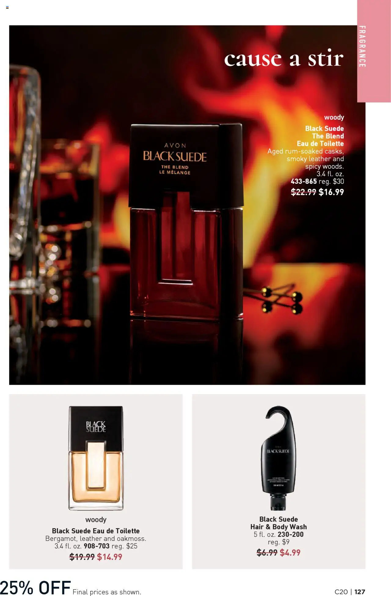 Avon Brochure - valid from 24.09.2025 | Page: 127 | Products: Fragrance, Eau de toilette, Body Wash