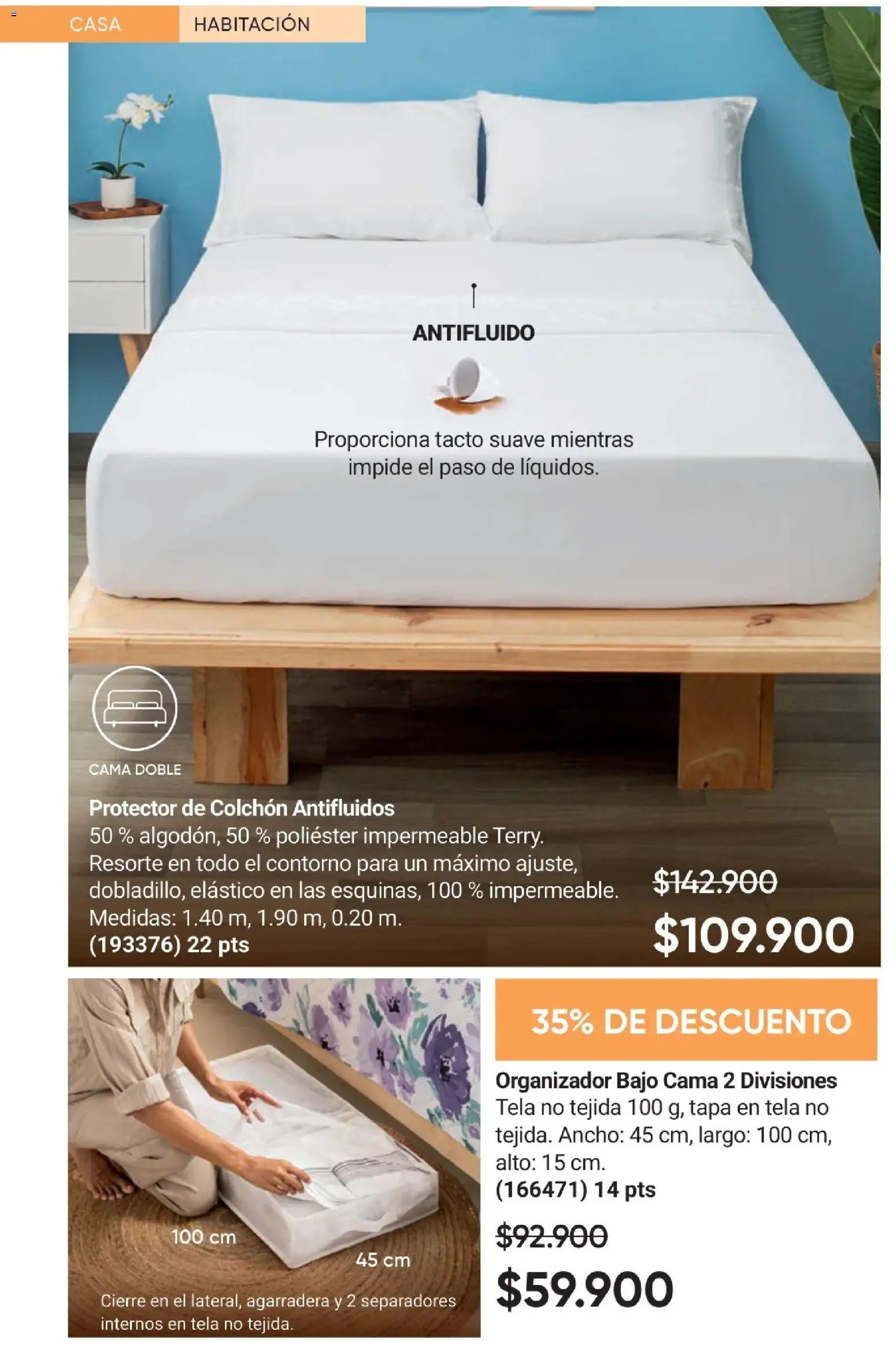 Avon revista - valida desde el 01.12.2025 | Página: 44 | Productos: Cama, Colchón, Contorno, Organizador