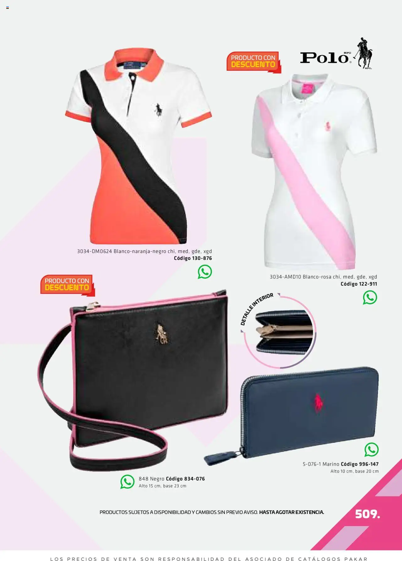 Nuevas ofertas de SC Pakar válidas en toda la República Mexicana desde el 29.08.2025. ¡Encuentra las mejores ofertas en SC Pakar - Catálogo Otoño Women! | Página: 509