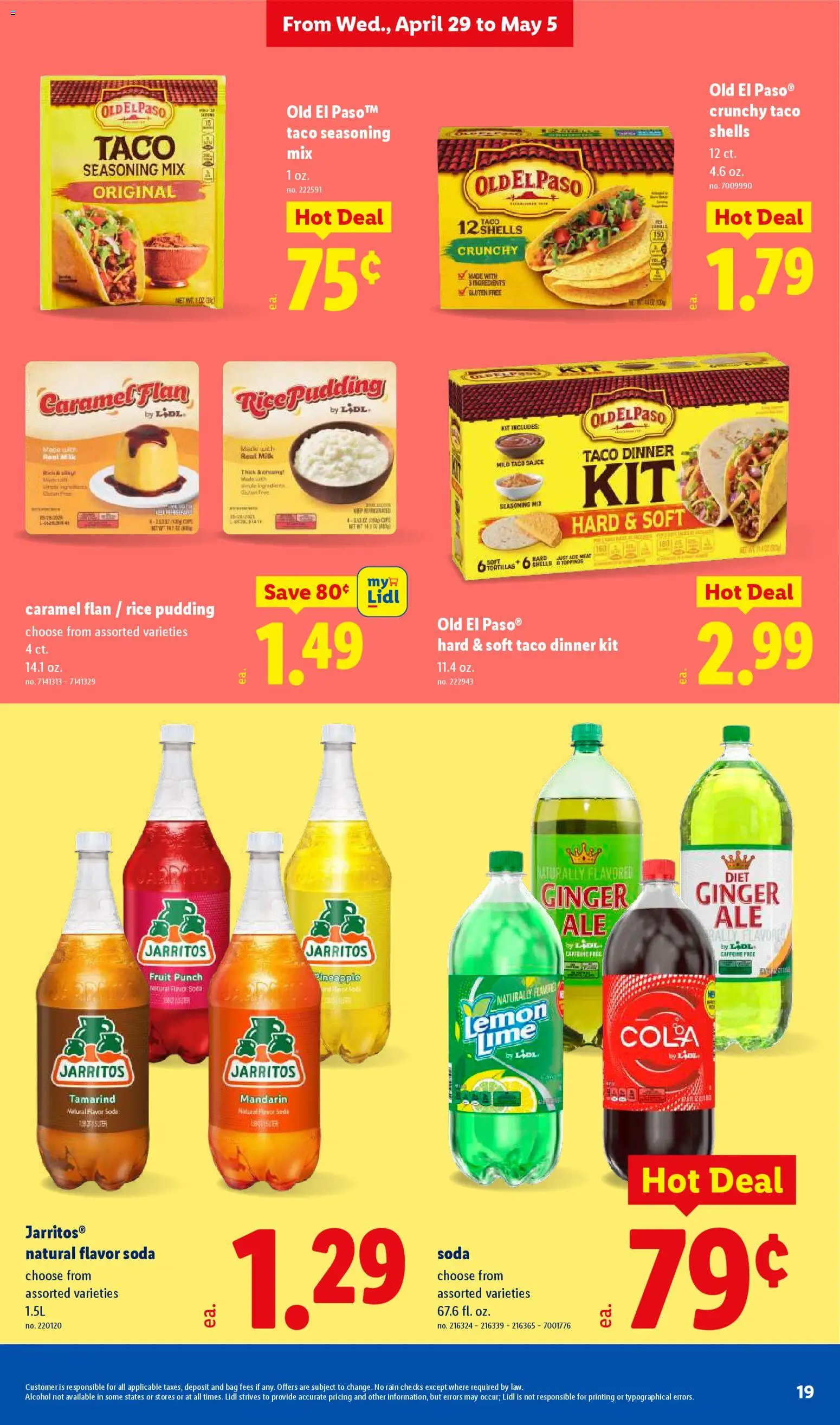 Lidl Weekly Ad - valid from 29.04.2026 | Page: 19 | Products: Ginger, Milk, Pineapple, Lemon
