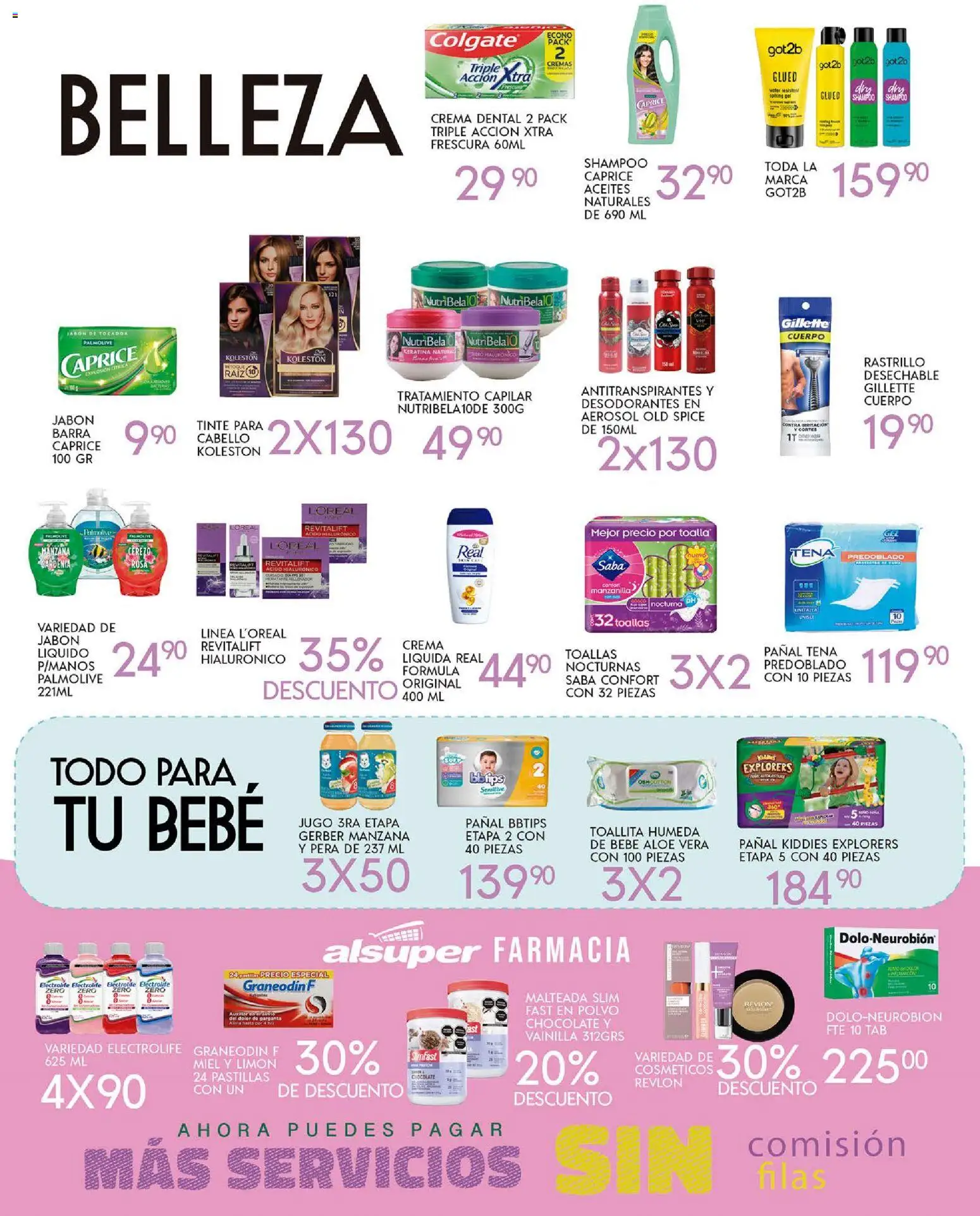 Nuevas ofertas de Alsuper válidas en toda la República Mexicana desde el 04.11.2025. ¡Encuentra las mejores ofertas en Alsuper folleto Saltillo! | Página: 4 | Productos: Jabón líquido, Crema, Toalla, Jabón