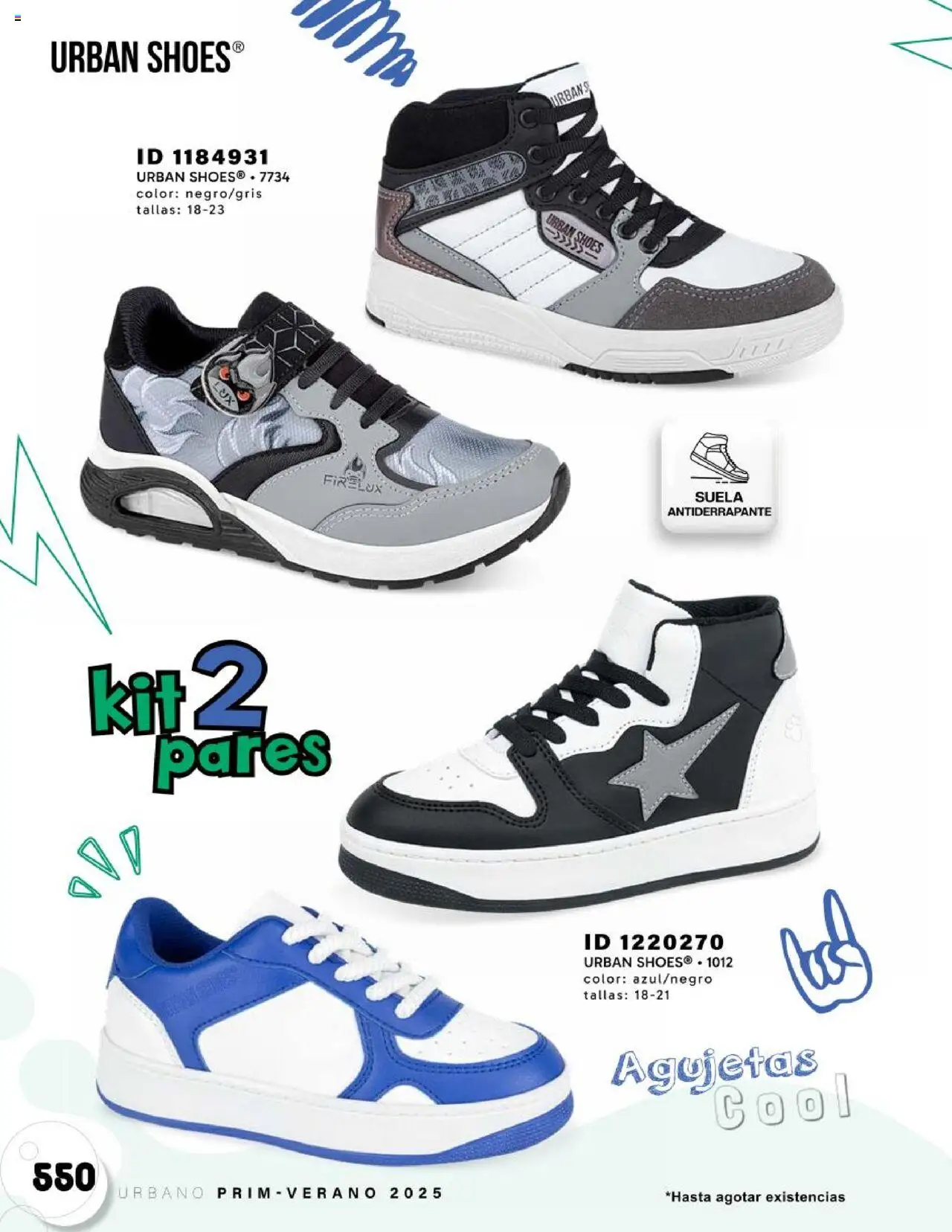 Nuevas ofertas de Price Shoes válidas en toda la República Mexicana desde el 24.01.2025. ¡Encuentra las mejores ofertas en Price Shoes catálogo Urbano! | Página: 550