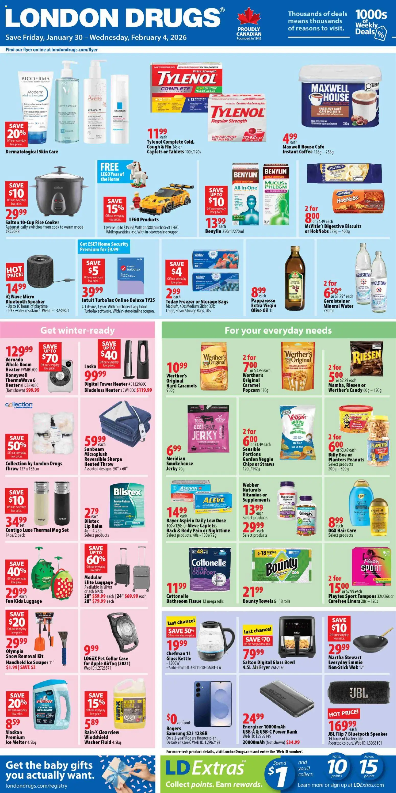 London Drugs flyer valid from 30.01.2026 | Page: 1