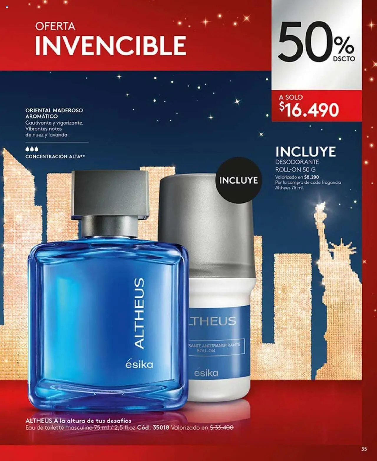 Catálogo Ésika Campaña 17 │ válido desde el 14.10.2025 | Página: 39 | Productos: Nuez, Fragancia, Eau de toilette, Antitranspirante