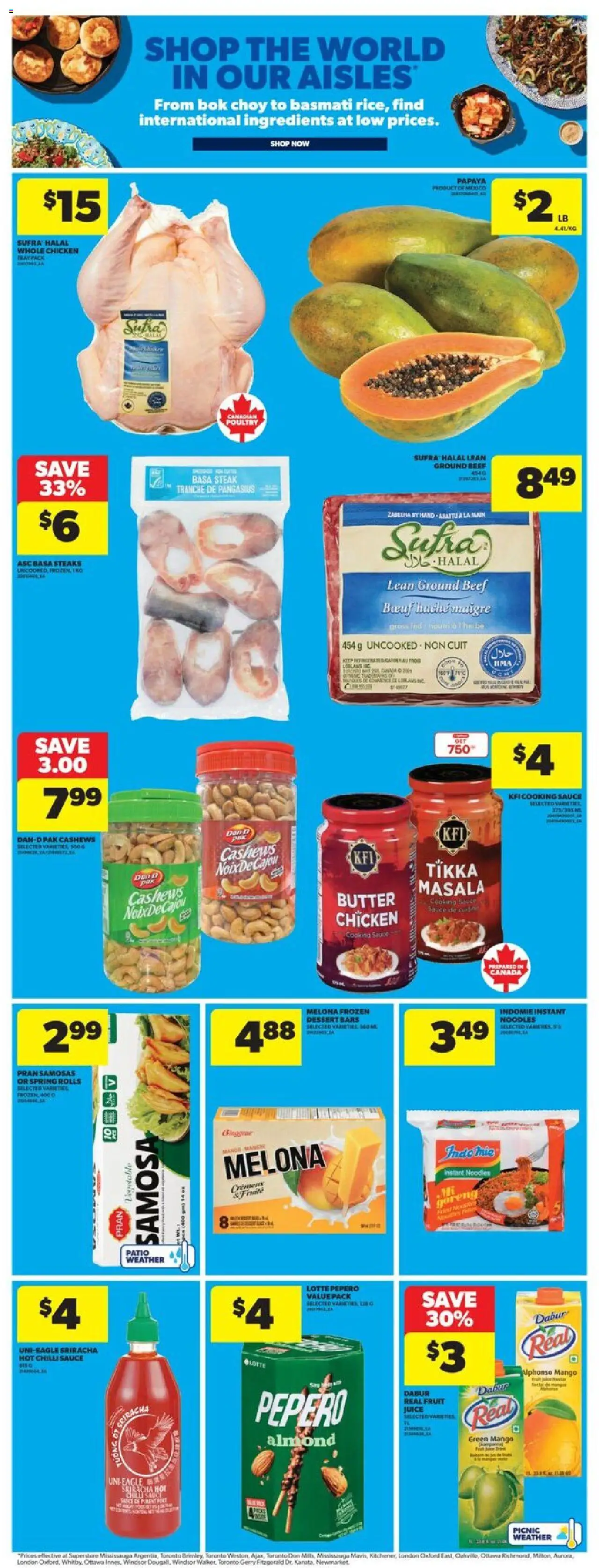 Real Canadian Superstore flyer valid from 14.08.2025 | Page: 21 | Products: Beef, Butter, Juice, Chicken
