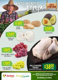 Vista previa de Soriana - Martes y Miércoles del Campo Súper: Saltillo y Torreón, nuevo folleto de la tienda, válido en México a partir del 16.12.2025
