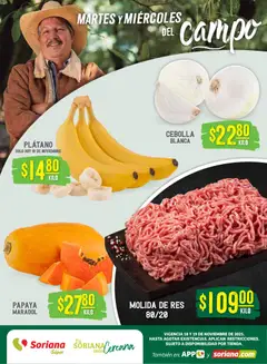 Vista previa de Soriana - Martes y Miércoles del Campo Súper: Nuevo León, Ciudad Victoria y Tampico, nuevo folleto de la tienda, válido en México a partir del 18.11.2025