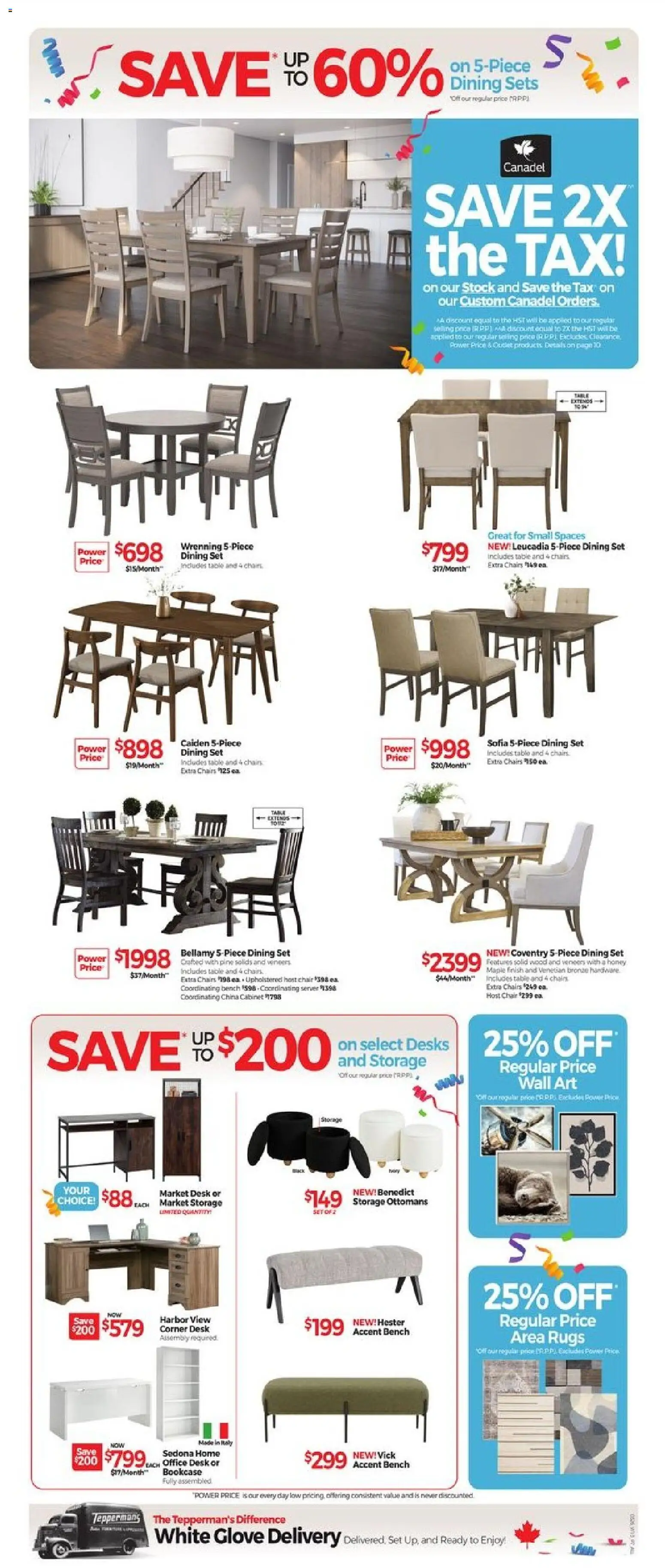 Tepperman's flyer valid from 06.03.2026 | Page: 11 | Products: Table, Chair, Cabinet