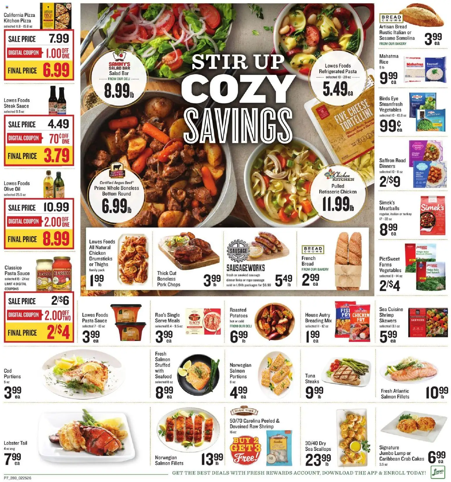 Lowes Foods Weekly Ad - GA - valid from 25.02.2026 | Page: 10 | Products: Bakery, Beef, Salad, Potatoes