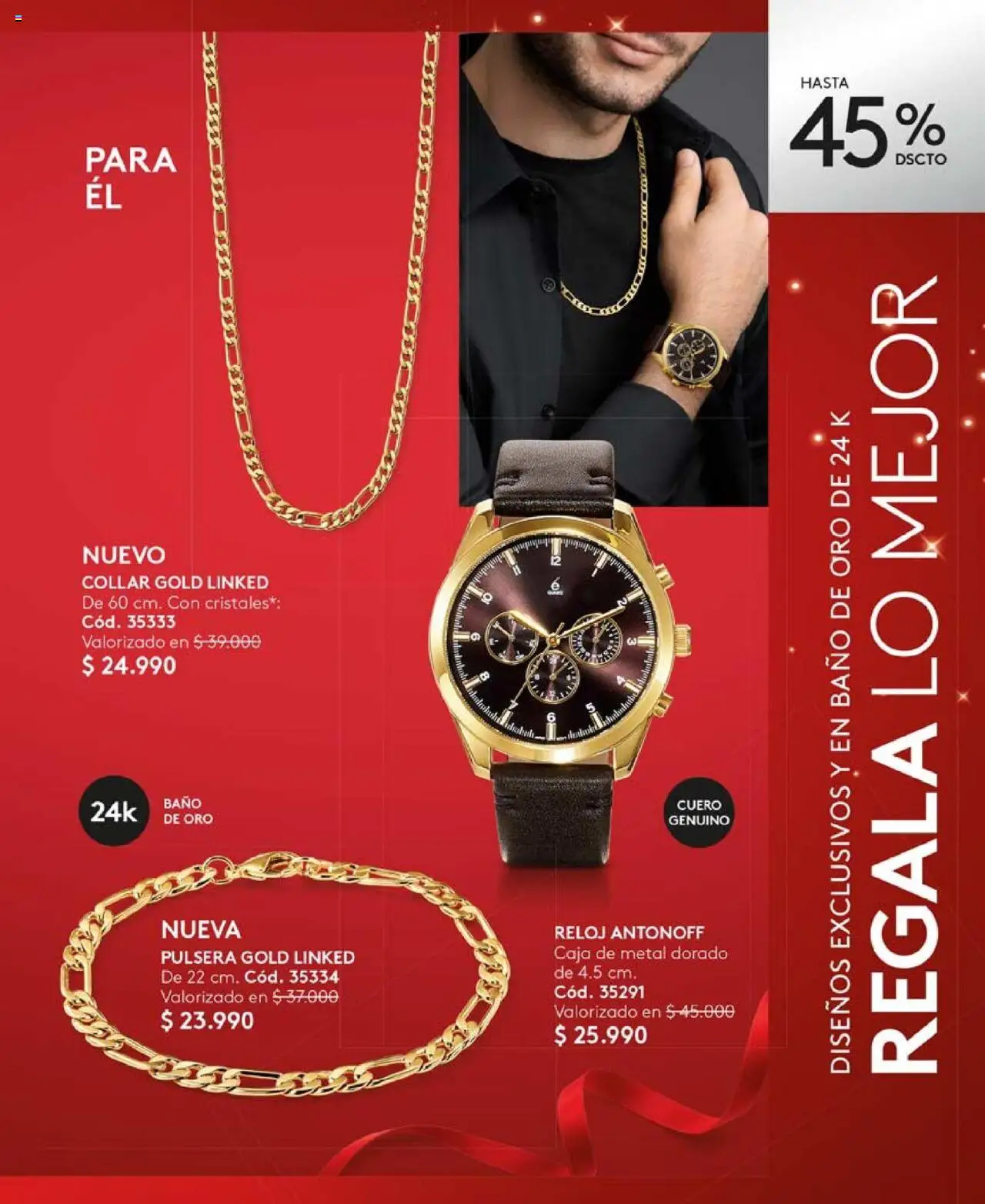 Catálogo Ésika Campaña 17 │ válido desde el 14.10.2025 | Página: 121 | Productos: Caja, Baño, Collar, Reloj