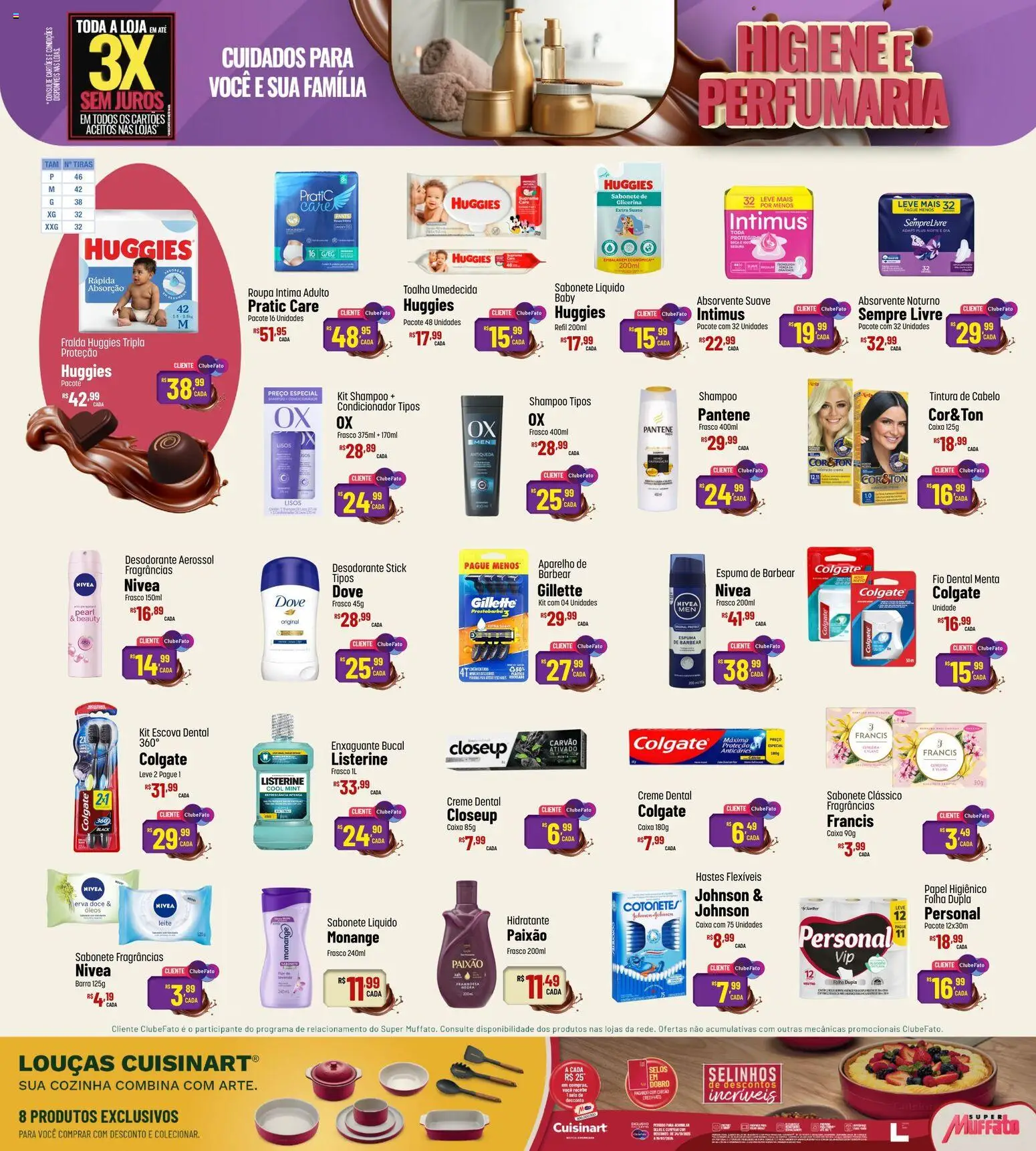 Super Muffato Folheto - válido de 05.03.2026 | Página: 17 | Produtos: Espuma de barbear, Sabonete, Papel higiênico, Toalha umedecida