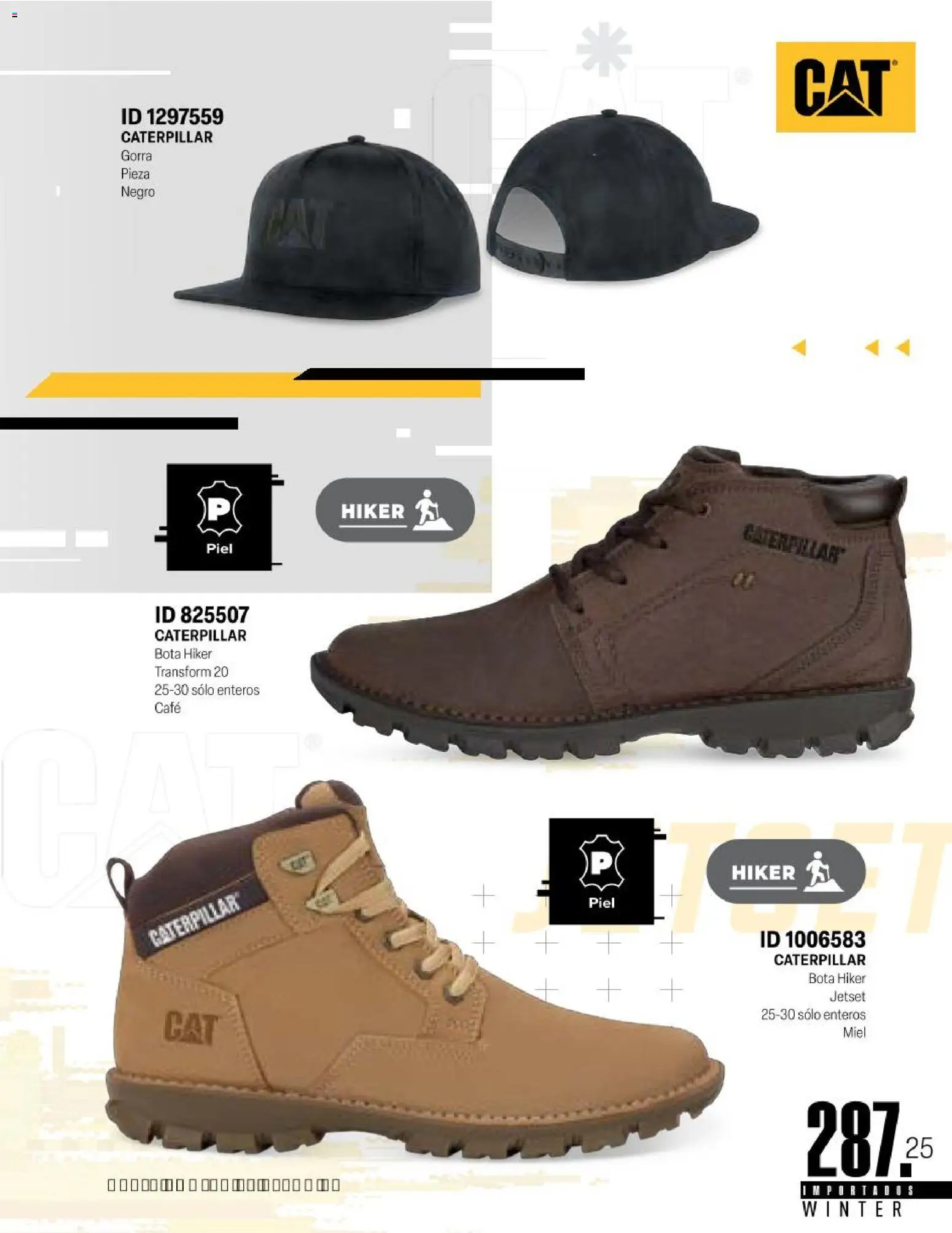Nuevas ofertas de Price Shoes válidas en toda la República Mexicana desde el 11.11.2025. ¡Encuentra las mejores ofertas en Price Shoes catálogo Importados Winter 2025  ! | Página: 287 | Productos: Gorra, Café