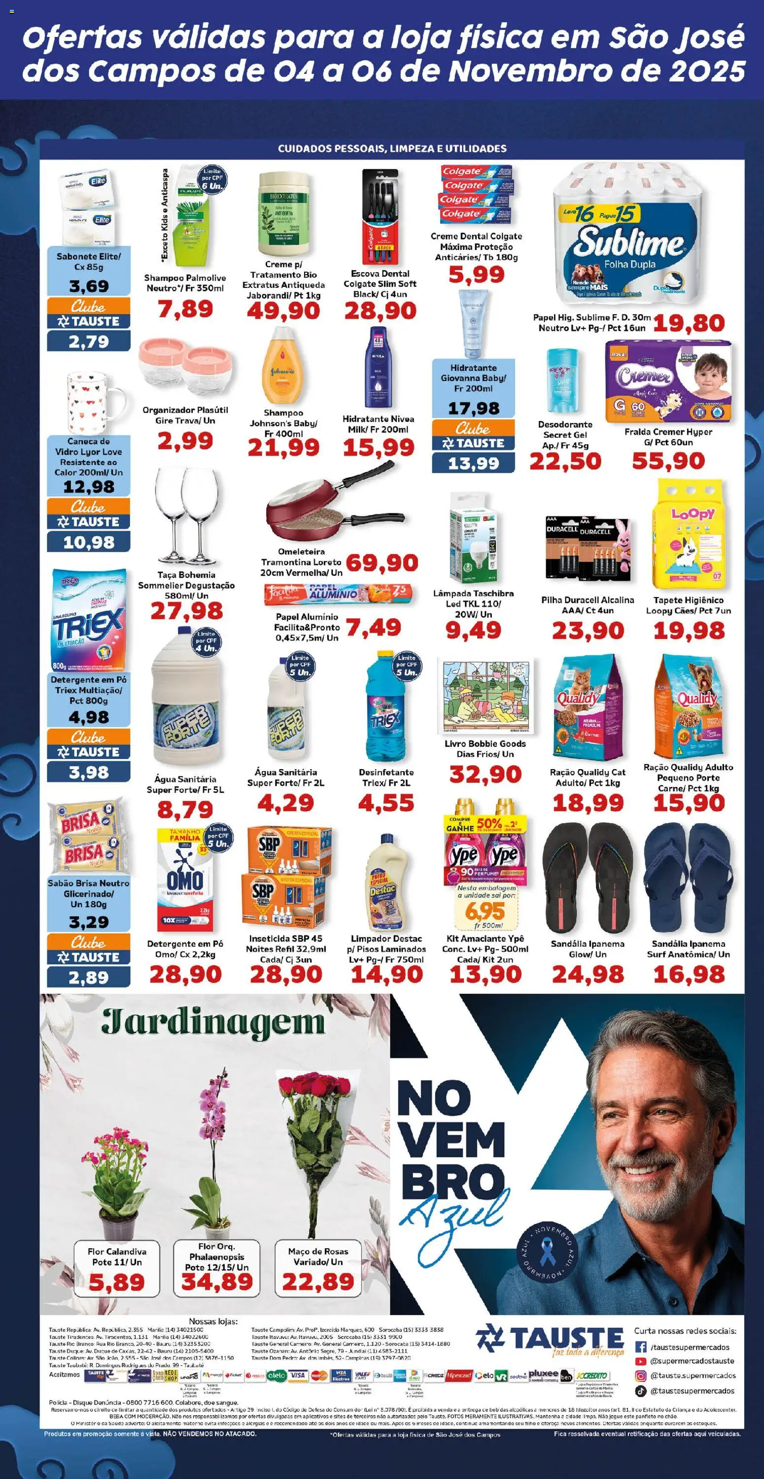 Tauste Folheto - válido de 04.11.2025 | Página: 5 | Produtos: Shampoo, Pó, Caneca, Sabonete
