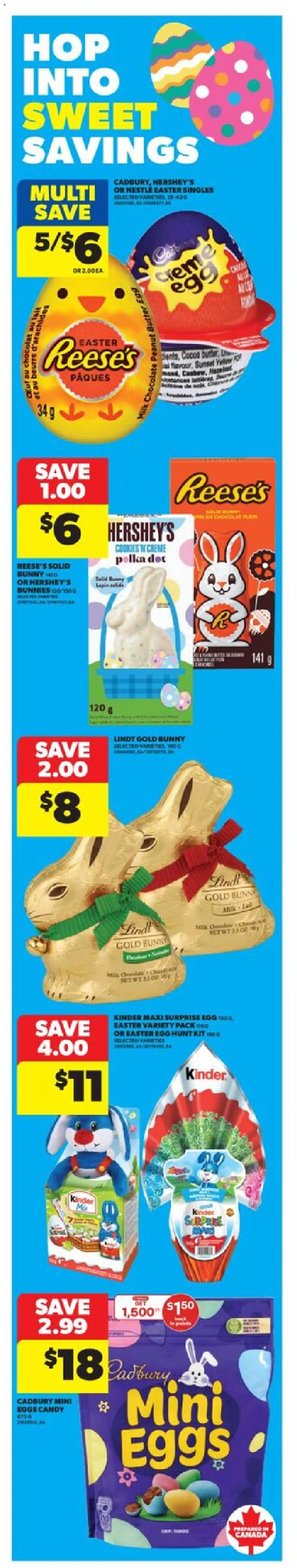 Real Canadian Superstore flyer valid from 26.03.2026 | Page: 2 | Products: Milk, Butter, Eggs, Chocolate