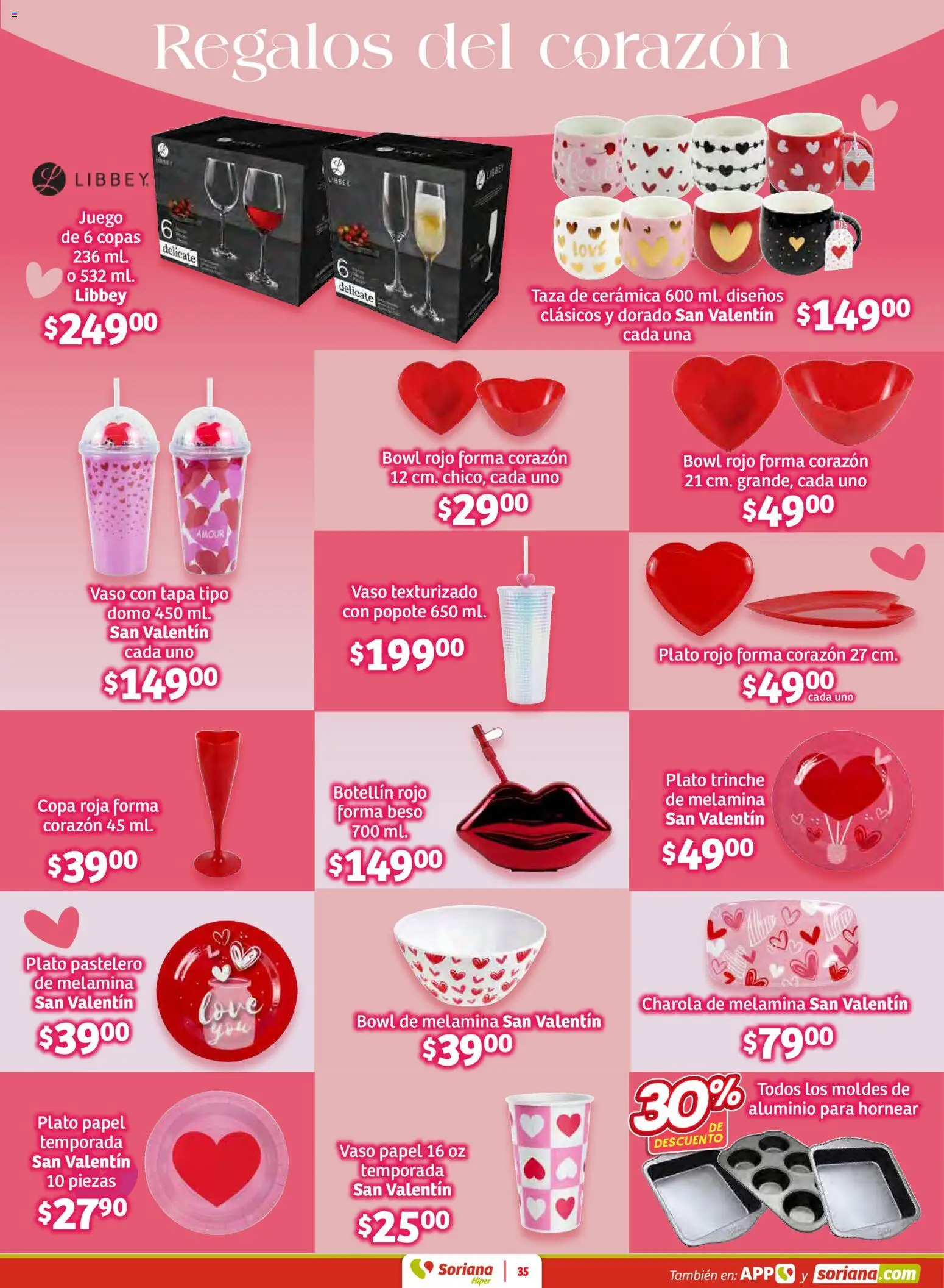 Nuevas ofertas de Soriana válidas en toda la República Mexicana desde el 30.01.2026. ¡Encuentra las mejores ofertas en Soriana - Preciazazaso Híper: Frontera BCN, Son! | Página: 35 | Productos: Taza, Juego, Bowl