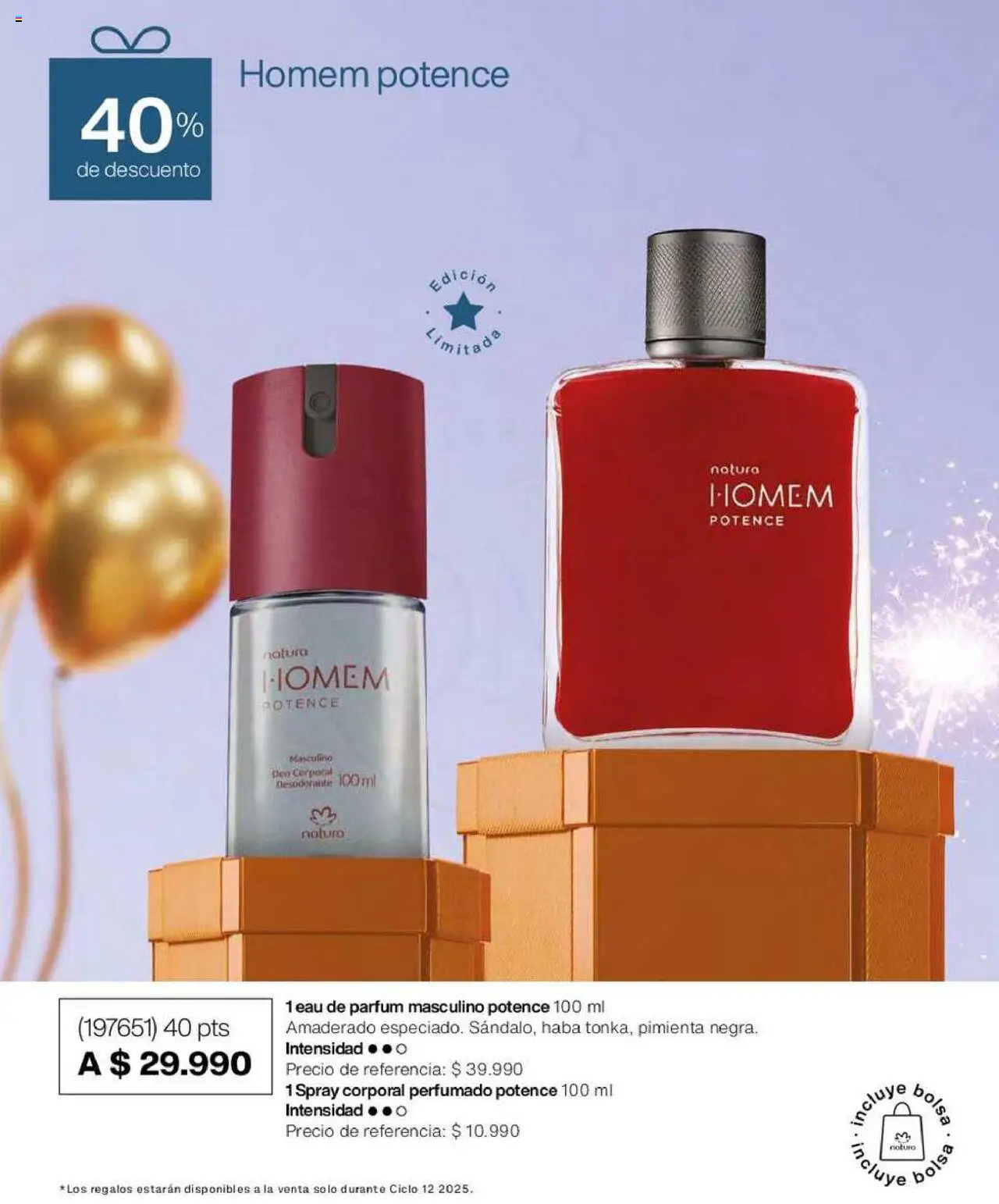 Natura catálogo │ válido desde el 22.07.2025 | Página: 10 | Productos: Pimienta, Bolsa, Desodorante