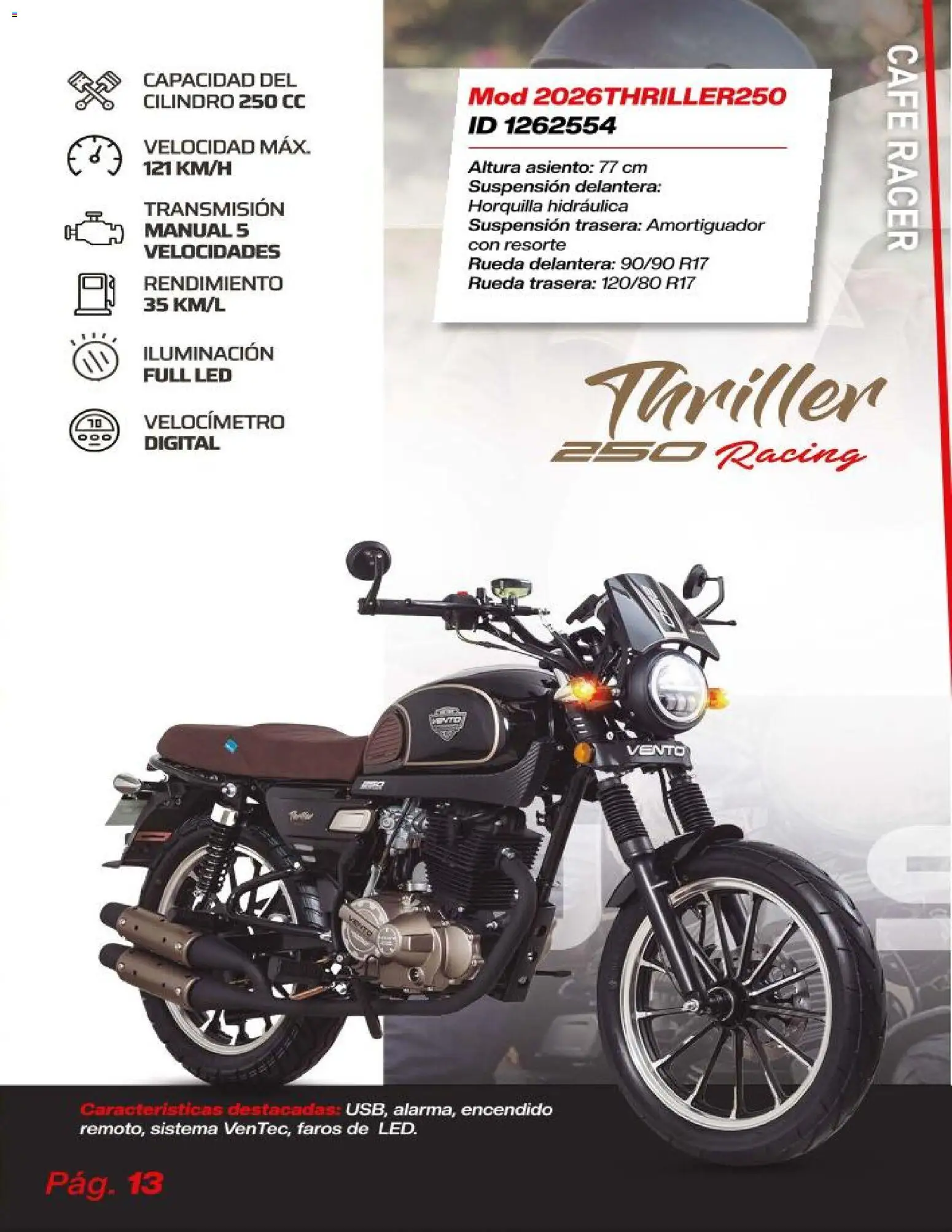 Nuevas ofertas de Price Shoes válidas en toda la República Mexicana desde el 21.11.2025. ¡Encuentra las mejores ofertas en Price Shoes catálogo Motos! | Página: 13 | Productos: Café