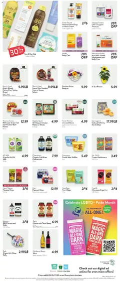 Fresh Thyme Weekly Ad PA - valid from 25.06.2025 | Page: 5 | Products: Milk, Hand cream, Beer, Cream