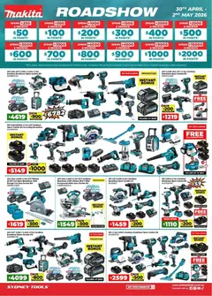 Preview of Sydney Tools catalogue Roadshow - valid from 30.04.2026