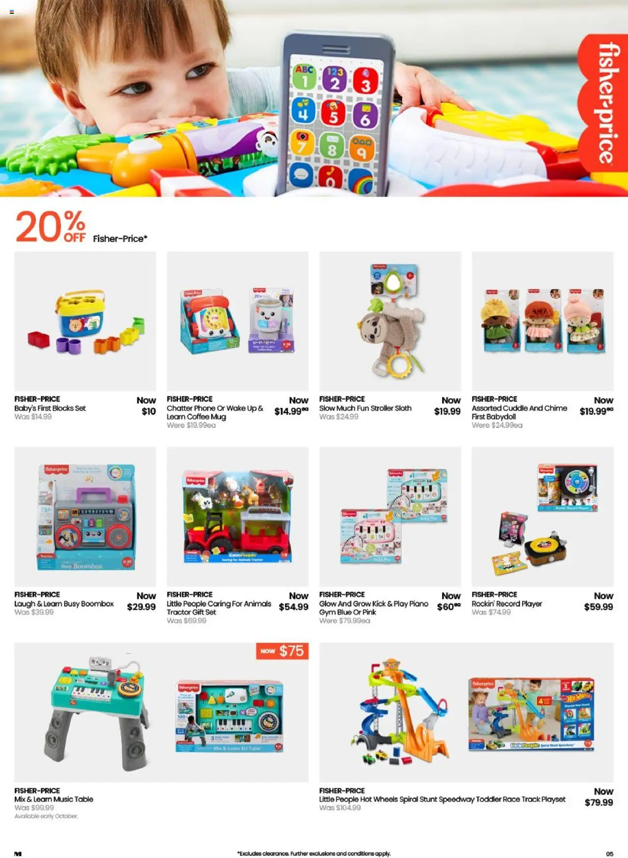 Myer catalogue - valid from 15.09.2025 | Page: 5 | Products: Table, Phone, Player, Record player