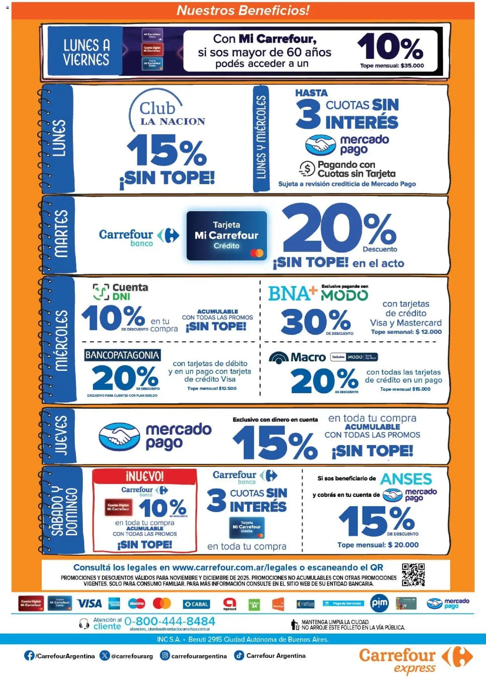 Carrefour - Express | Balcarce 401, Ciudad de Salta  │ válido desde el 20.11.2025 | Página: 2 | Productos: Banco