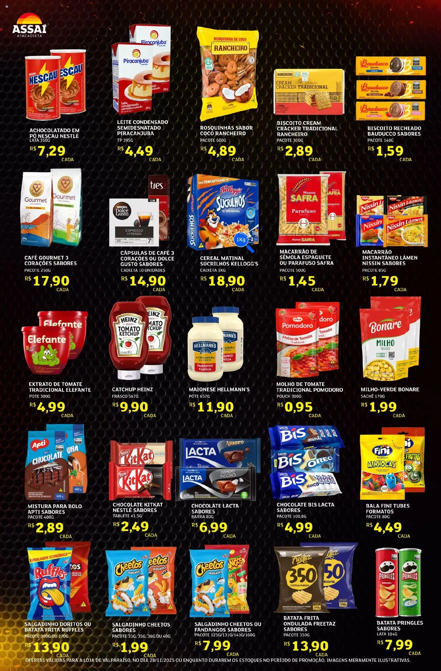 Assaí Atacadista Folheto - válido de 28.11.2025 | Página: 2 | Produtos: Coco, Cebola, Rosquinha, Mistura para bolo