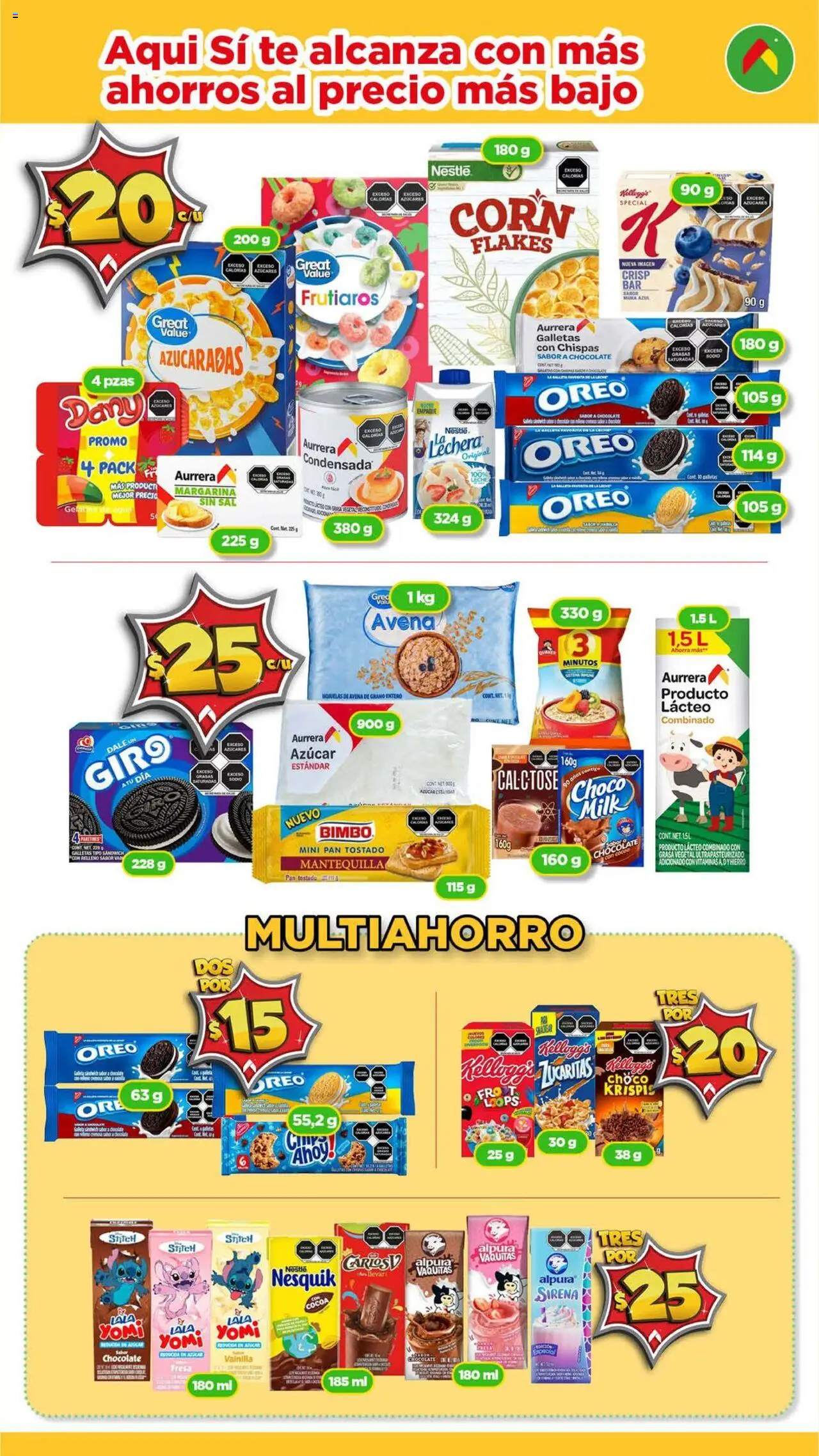 Nuevas ofertas de Bodega Aurrerá válidas en toda la República Mexicana desde el 17.09.2025. ¡Encuentra las mejores ofertas en Bodega Aurrerá - Folleto Morralla! | Página: 3 | Productos: Azúcar, Mantequilla, Galletas, Hojuelas