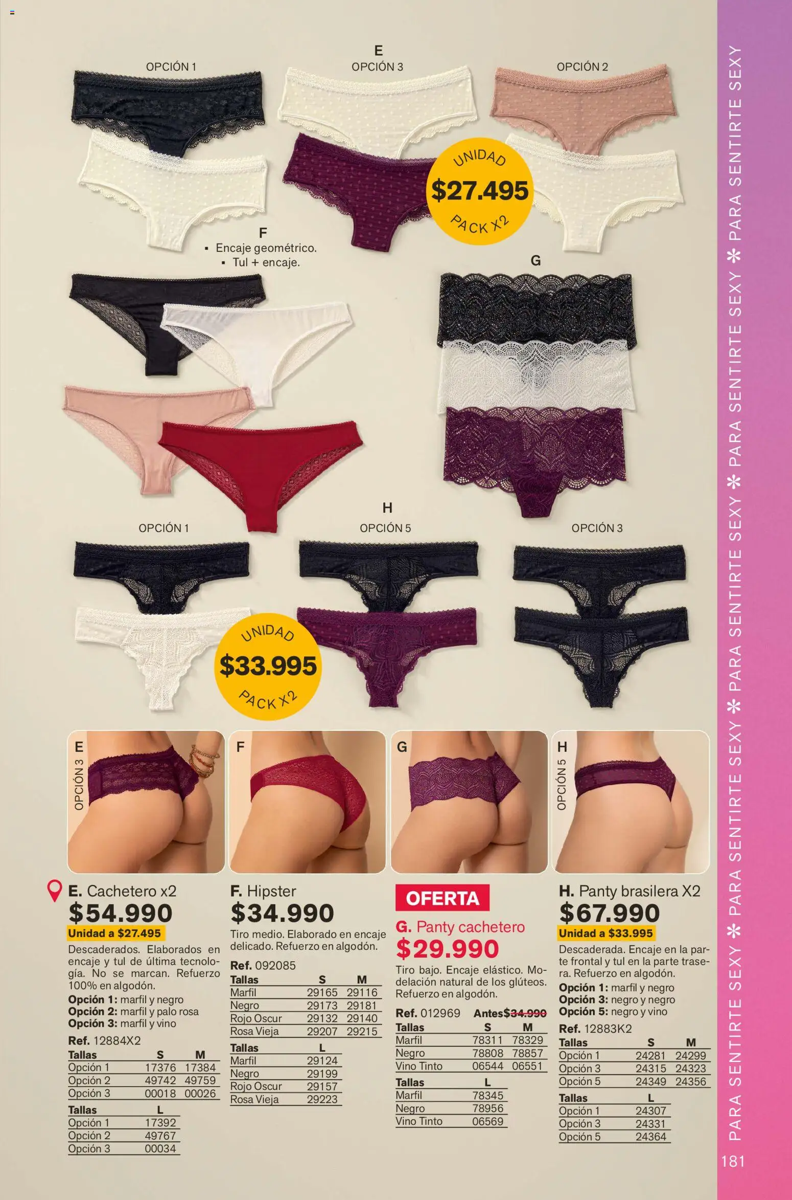 Leonisa revista - valida desde el 01.02.2026 | Página: 181 | Productos: Té, Brazo de reina, Cachetero, Vino