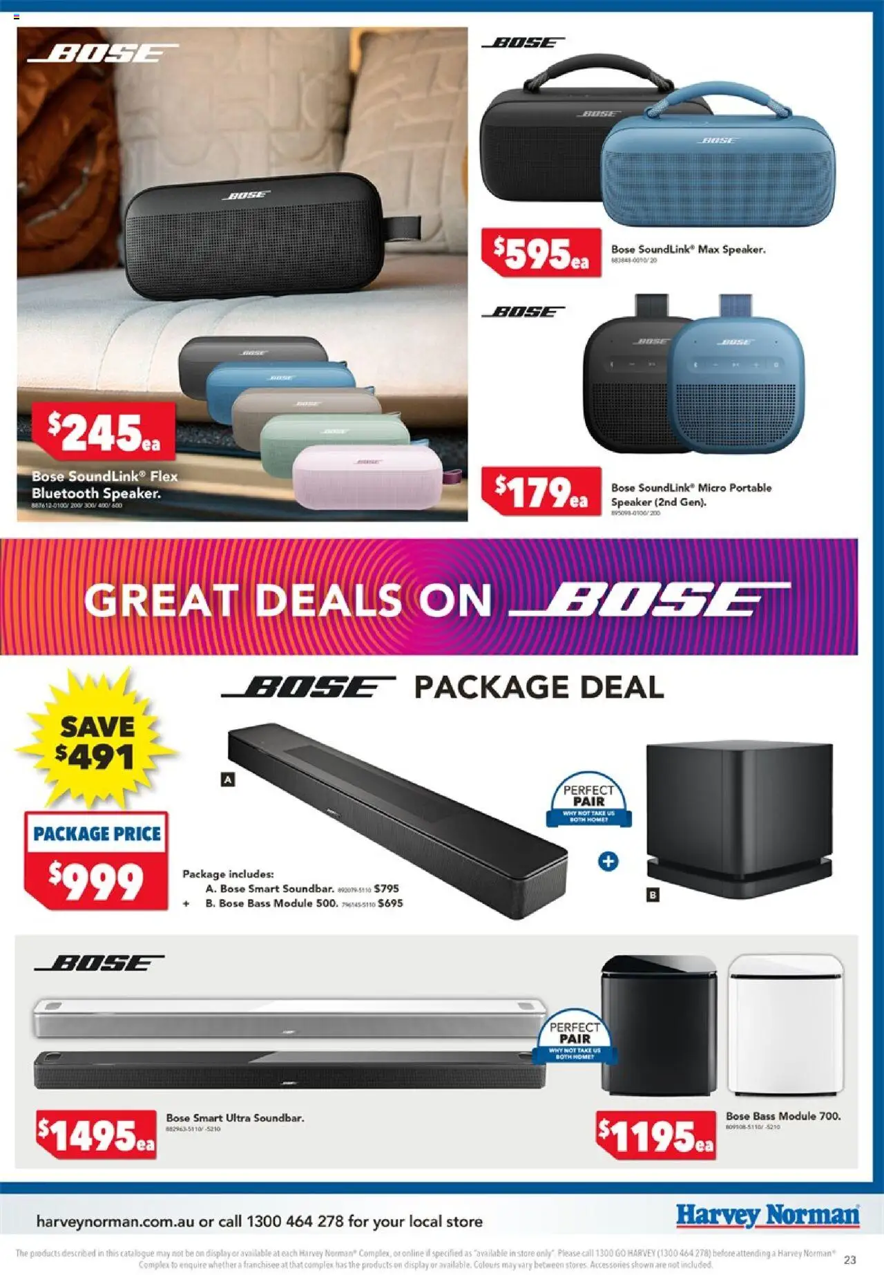 Harvey Norman catalogue - valid from 10.10.2025 | Page: 23 | Products: Accessories, Speaker, Portable