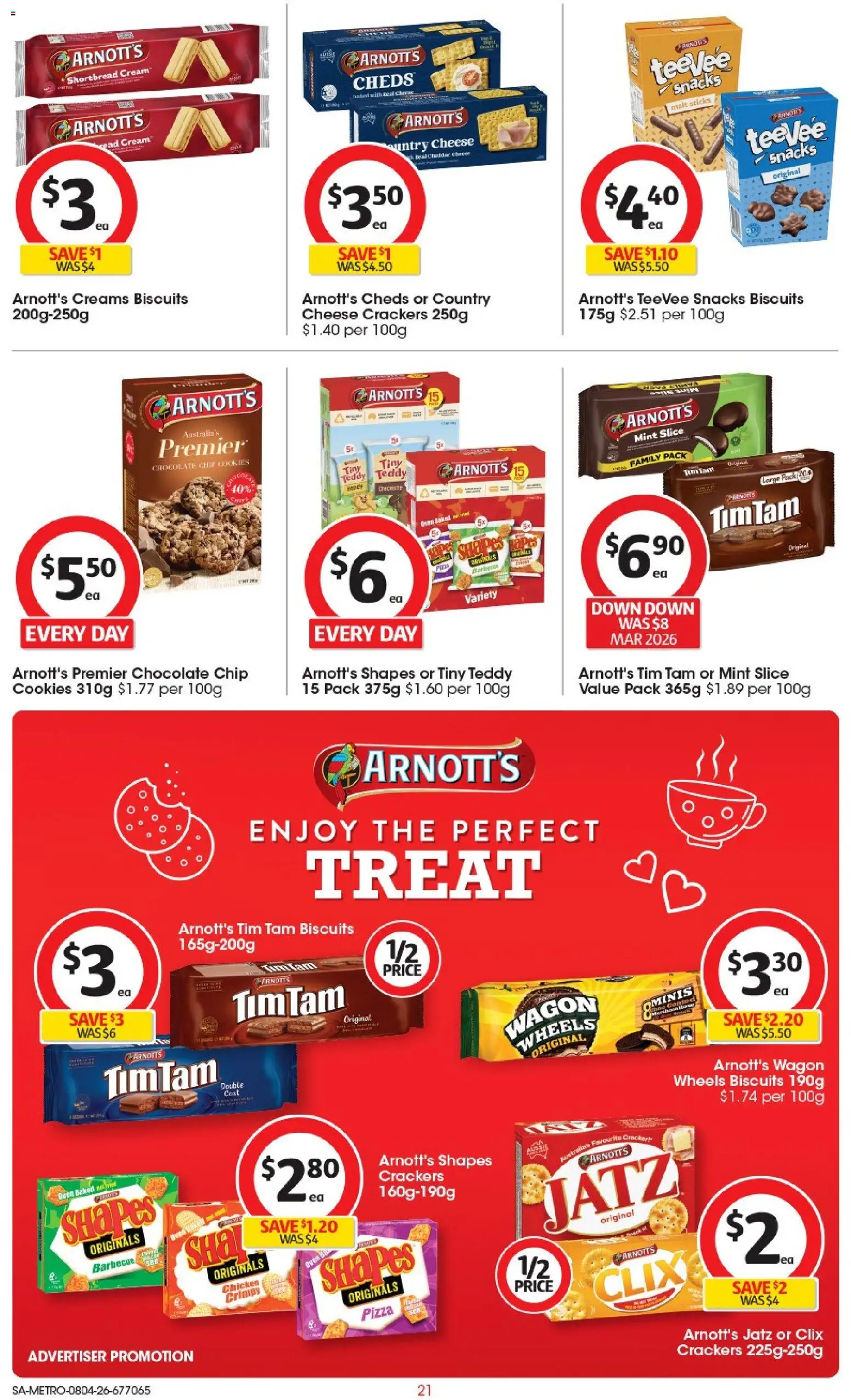 Coles catalogue - valid from 08.04.2026 | Page: 21 | Products: Cheese, Chocolate, Pizza, Chicken
