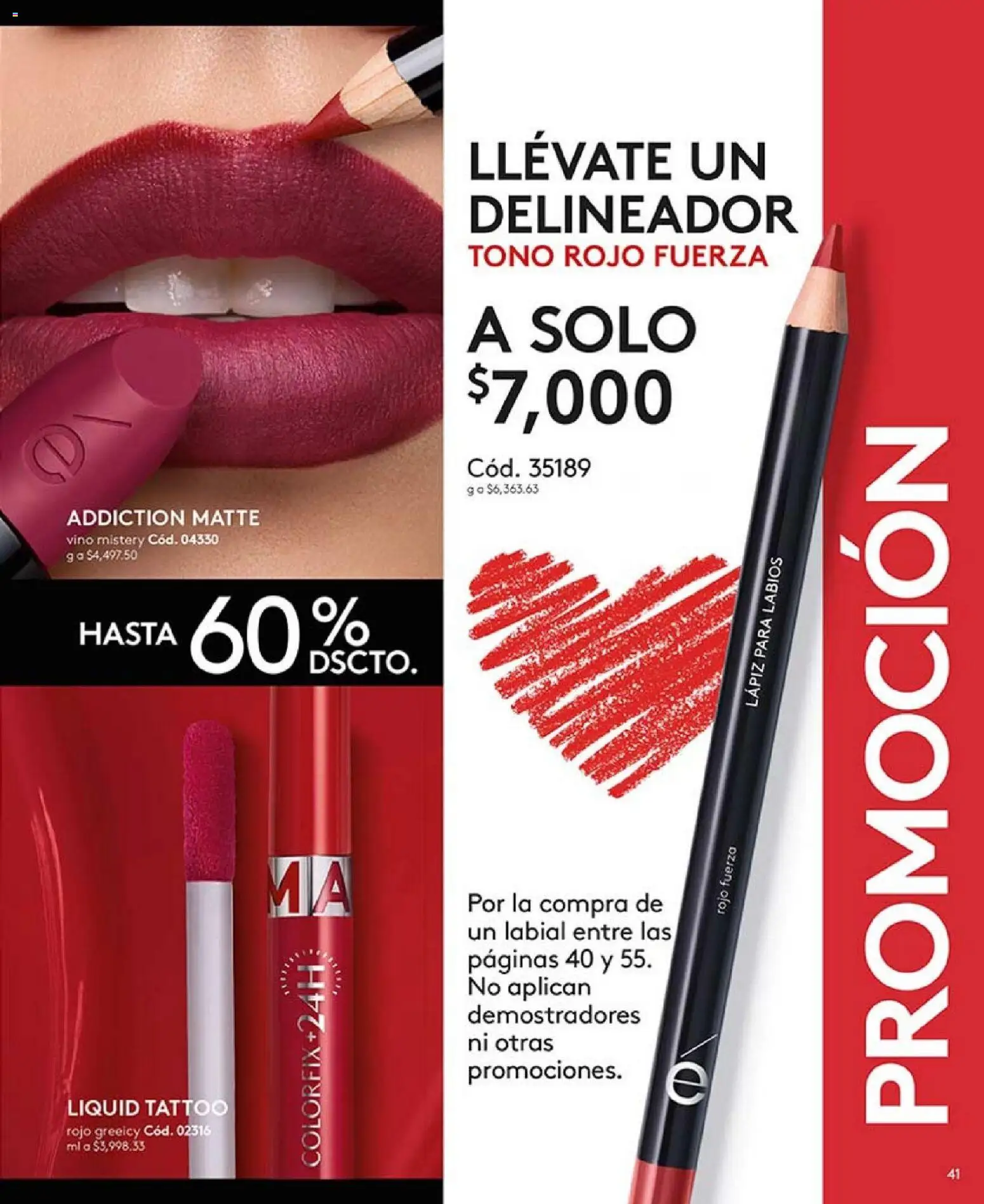 Ésika revista - valida desde el 01.03.2026 | Página: 39 | Productos: Delineador, Vino