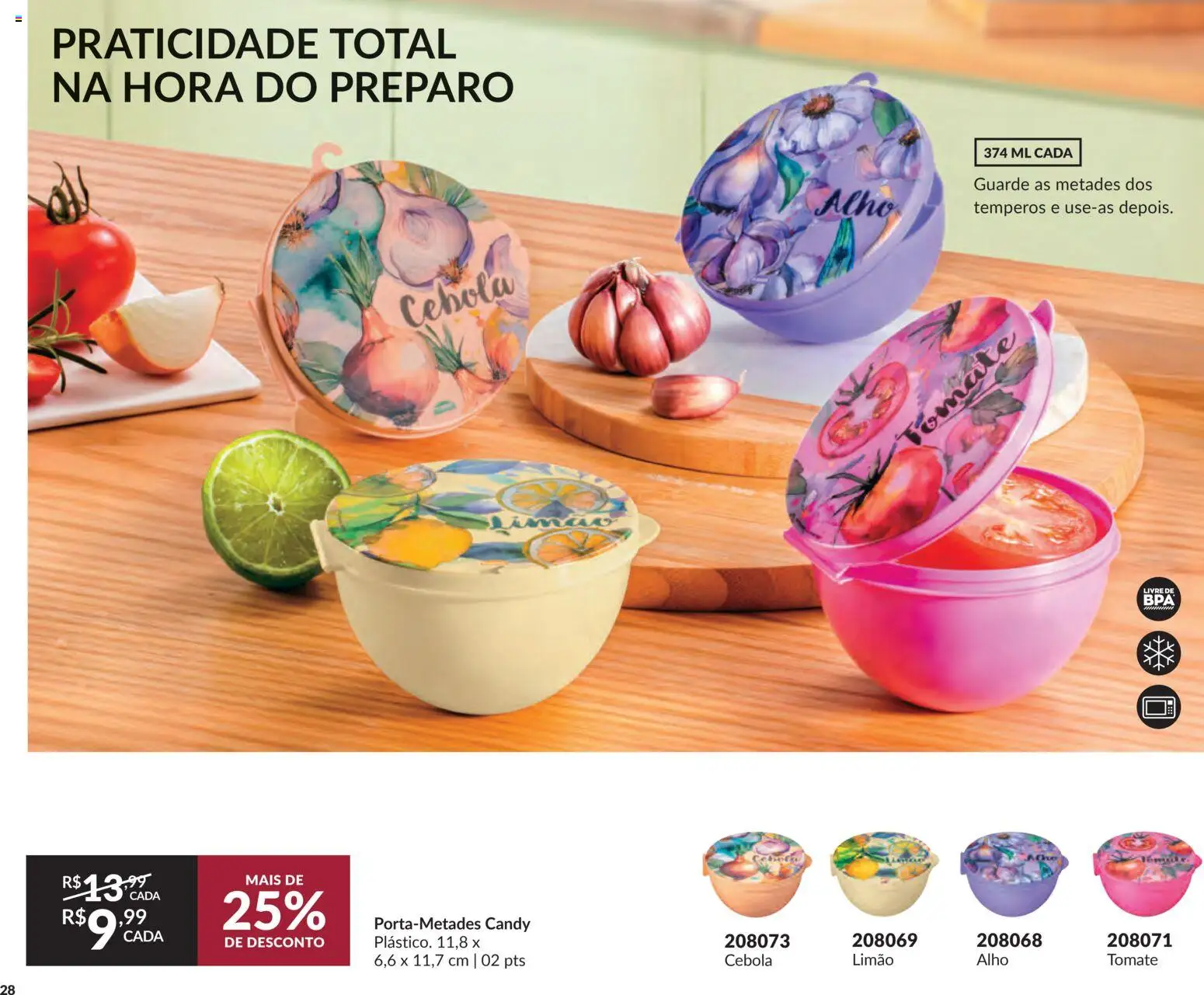 Avon Folheto - válido de 18.02.2026 | Página: 28 | Produtos: Alho, Cebola