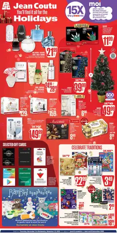 Preview of Jean Coutu - Christmas flyer from shop Jean Coutu valid from 06.11.2025