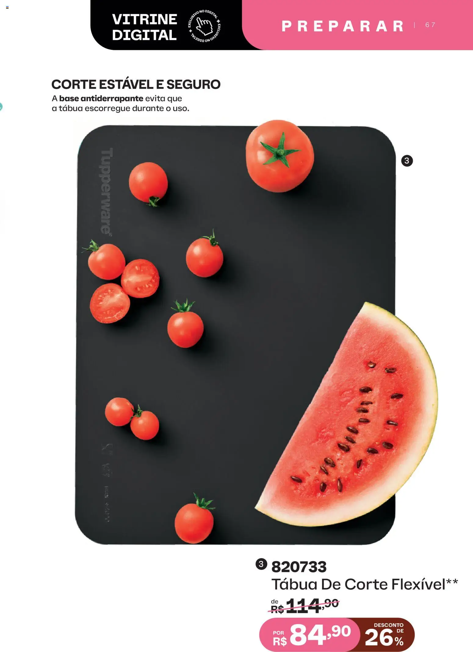 Tupperware Folheto - válido de 01.12.2025 | Página: 69 | Produtos: Base, Tábua de corte, Tábua