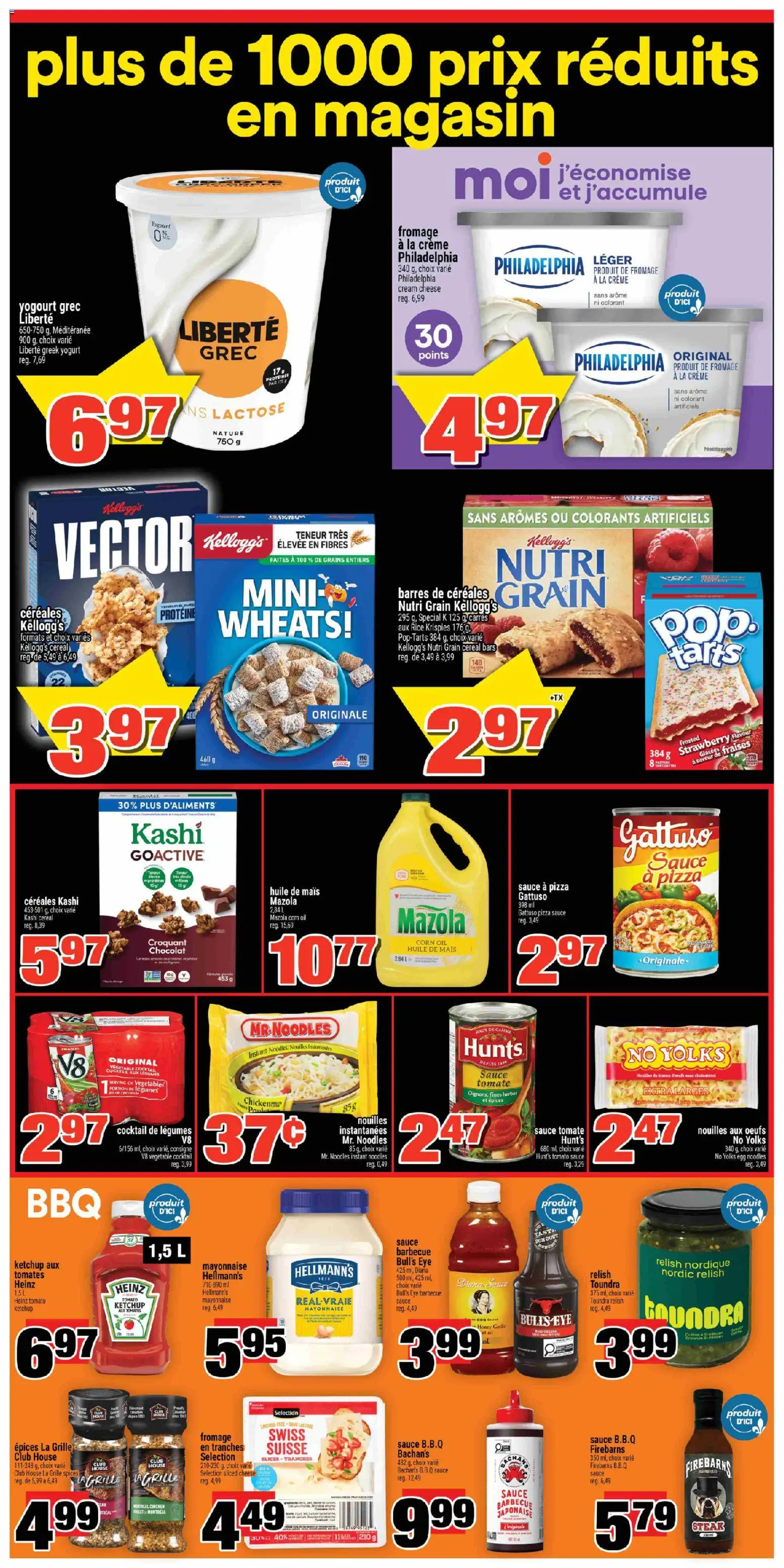 Super C flyer valid from 16.04.2026 | Page: 7 | Products: Rice, Noodles, Ketchup, Yogurt