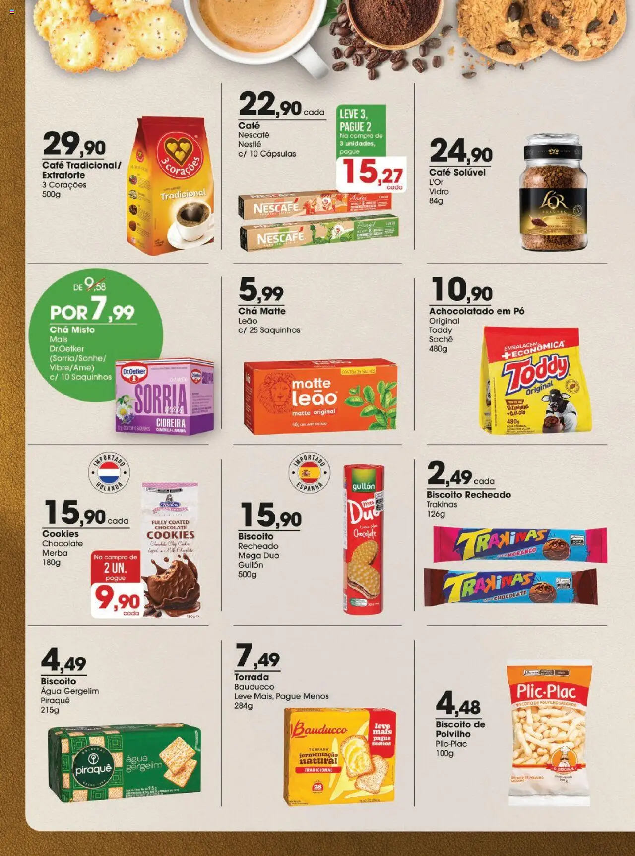 Zaffari Folheto - válido de 21.10.2025 | Página: 6 | Produtos: Polvilho, Café, Chá, Café solúvel