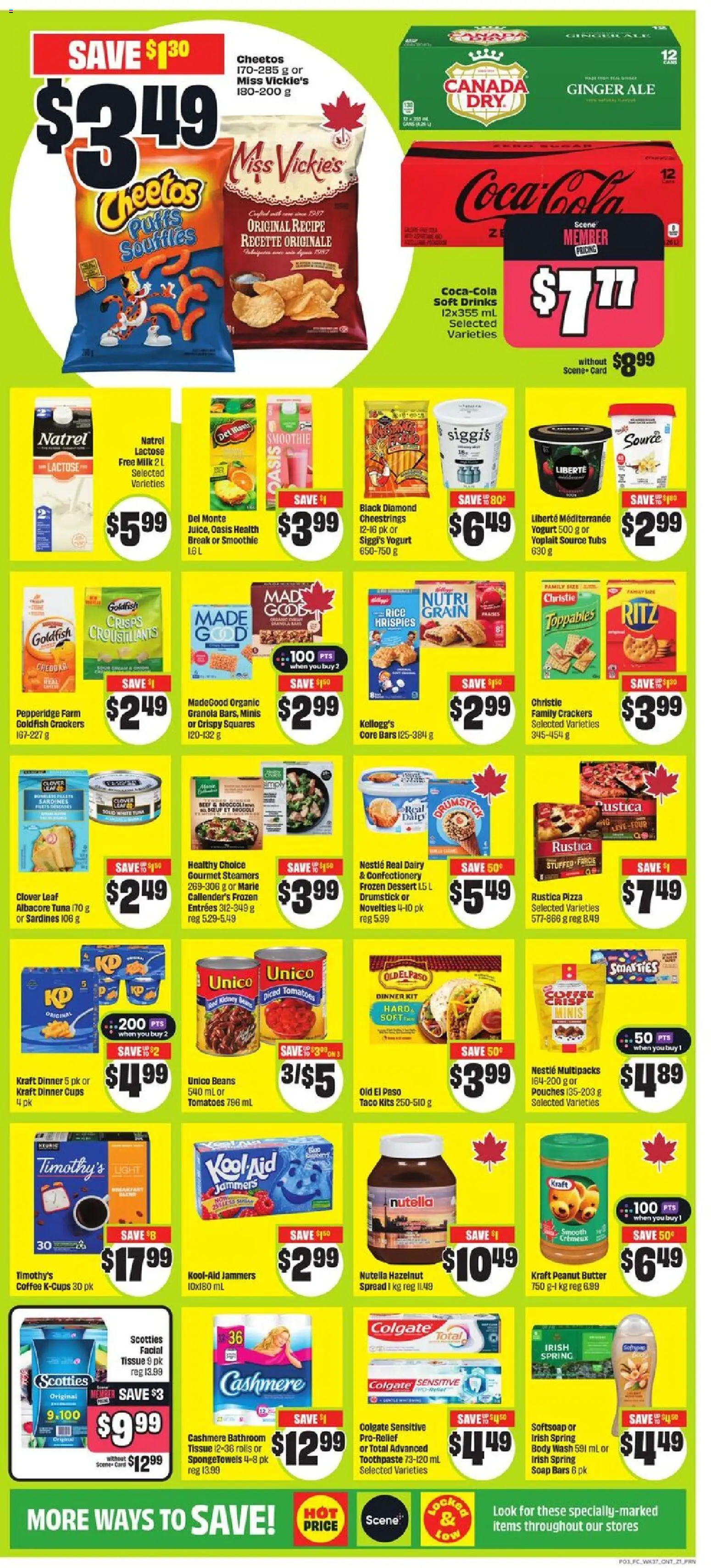 FreshCo flyer valid from 08.01.2026 | Page: 4 | Products: Rice, Yogurt, Coffee, Pizza