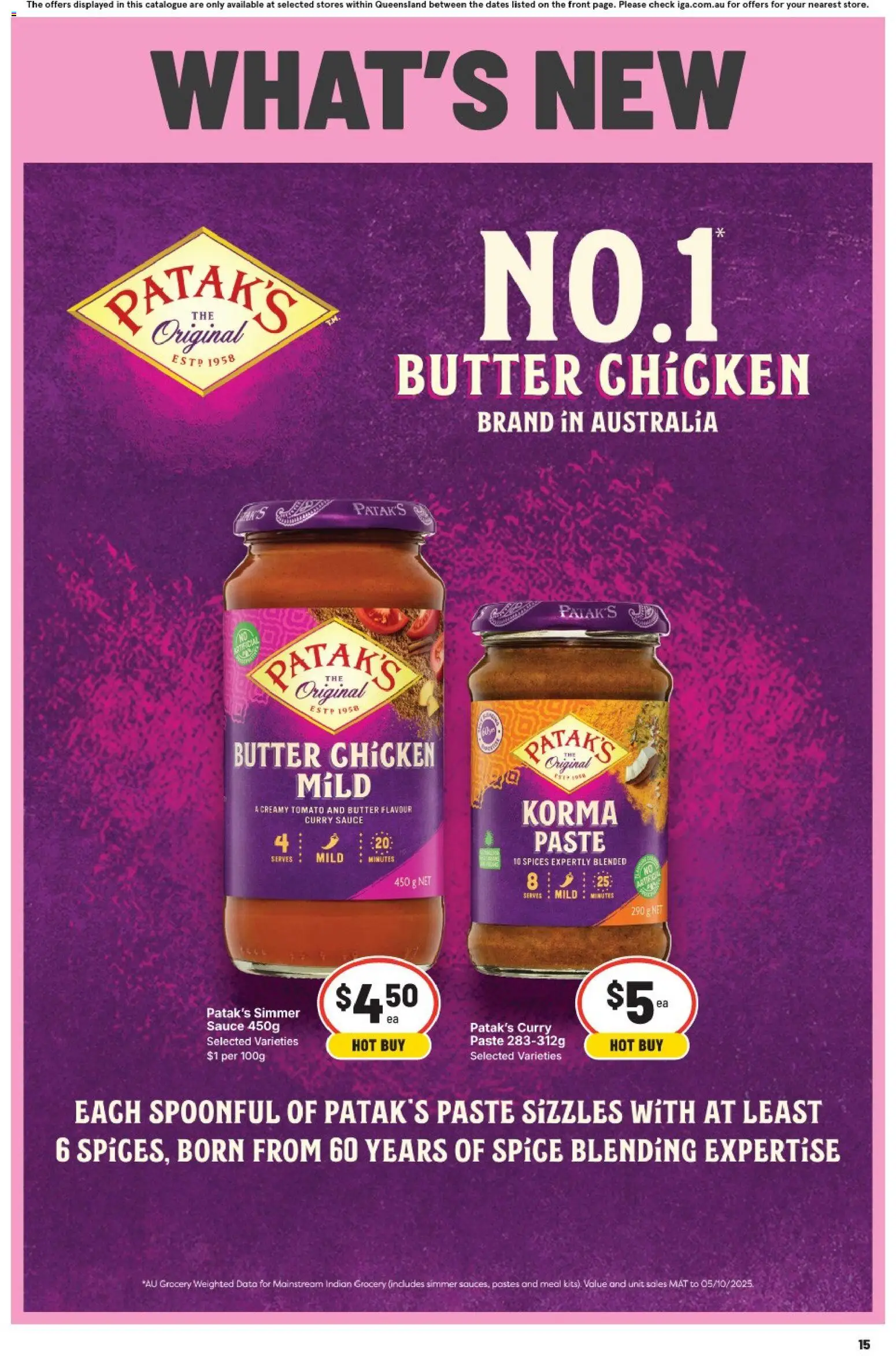 IGA catalogue - valid from 07.01.2026 | Page: 18 | Products: Curry, Chicken, Spices, Sauce