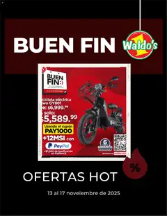 Vista previa de Waldo's Buen Fin, nuevo folleto de la tienda, válido en México a partir del 13.11.2025