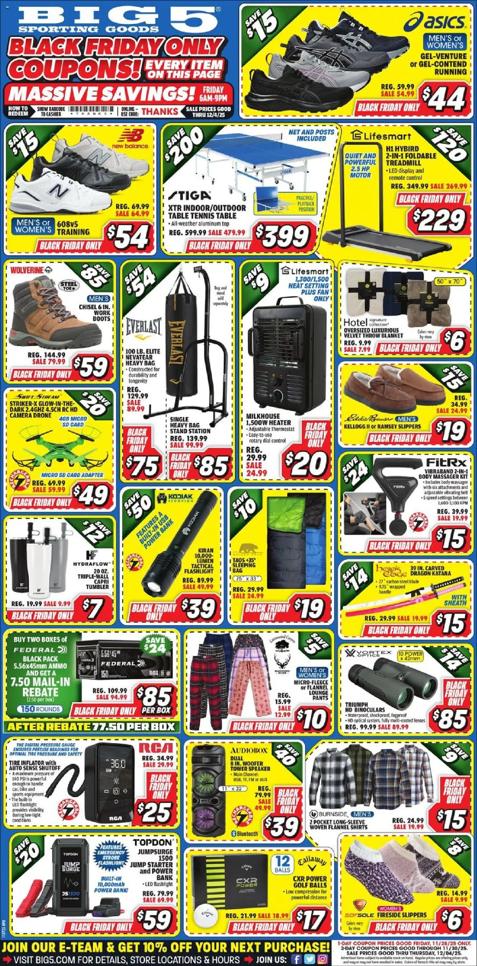Big 5 Sporting Goods Black Friday - valid from 27.11.2025 | Page: 7 | Products: Starter, Slippers, Power Bank, Thermostat