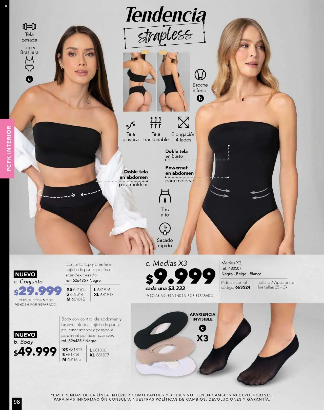 Pacifika revista - valida desde el 01.09.2025 | Página: 112 | Productos: Body, Top, Conjunto, Medias