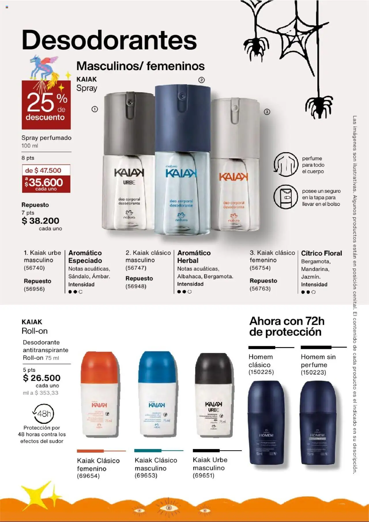 Natura revista - valida desde el 03.09.2025 | Página: 115 | Productos: Bolso, Perfume, Desodorante, Antitranspirante