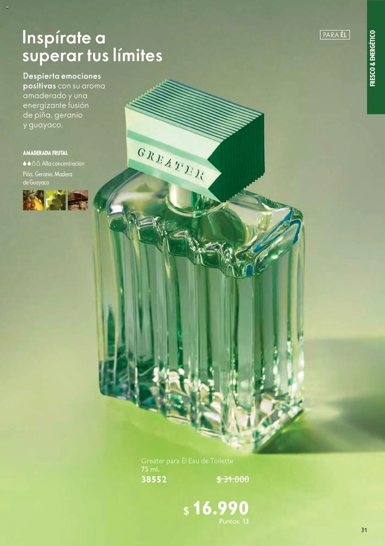 Oriflame - Catálogo │ válido desde el 13.09.2025 | Página: 31 | Productos: Eau de toilette
